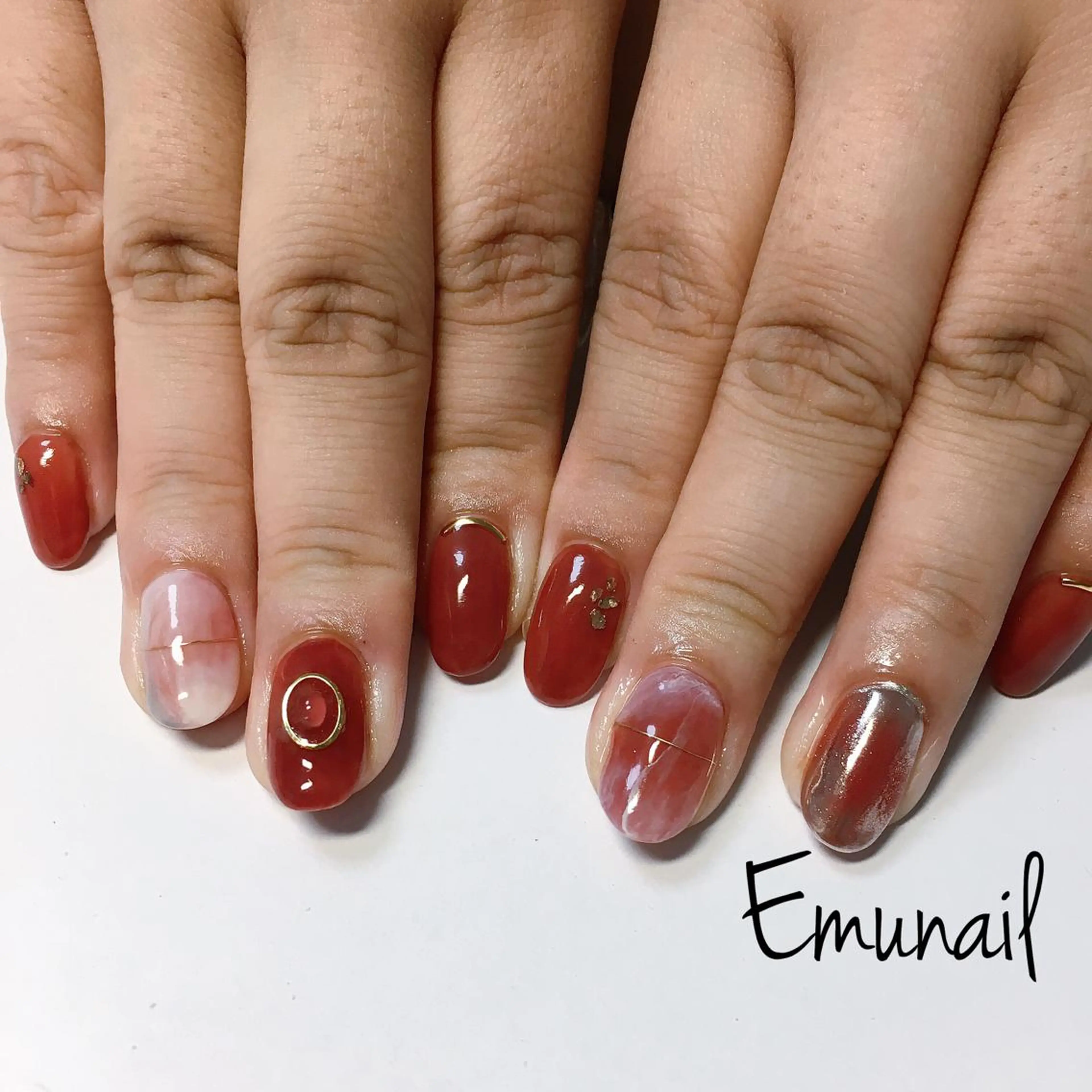 ネイル ハンドネイル Emu Nailのネイルデザイン
