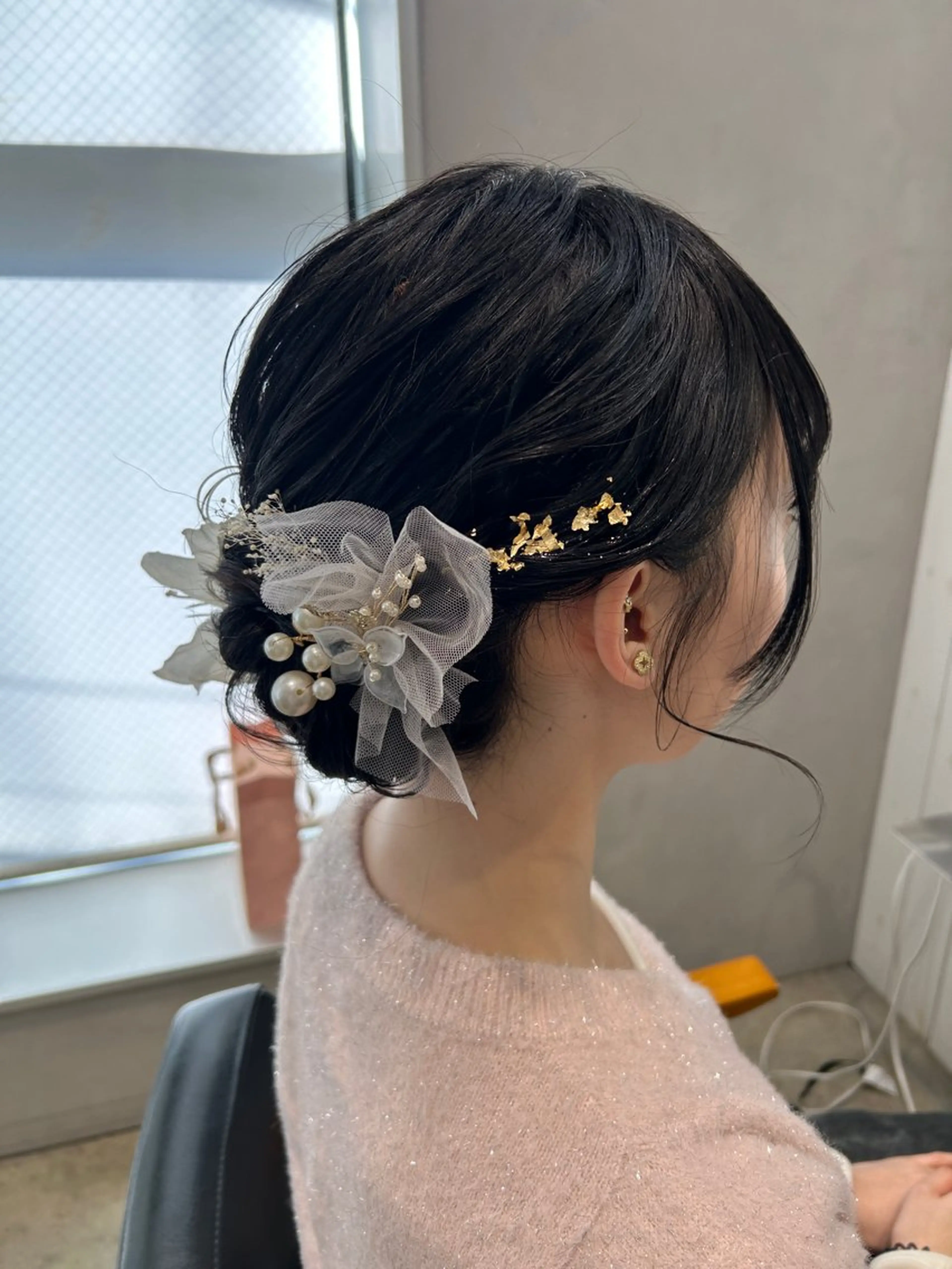 ロング ヘアセット ヒロミ/アレンジ/ アンニュイ/透け感のヘアスタイル