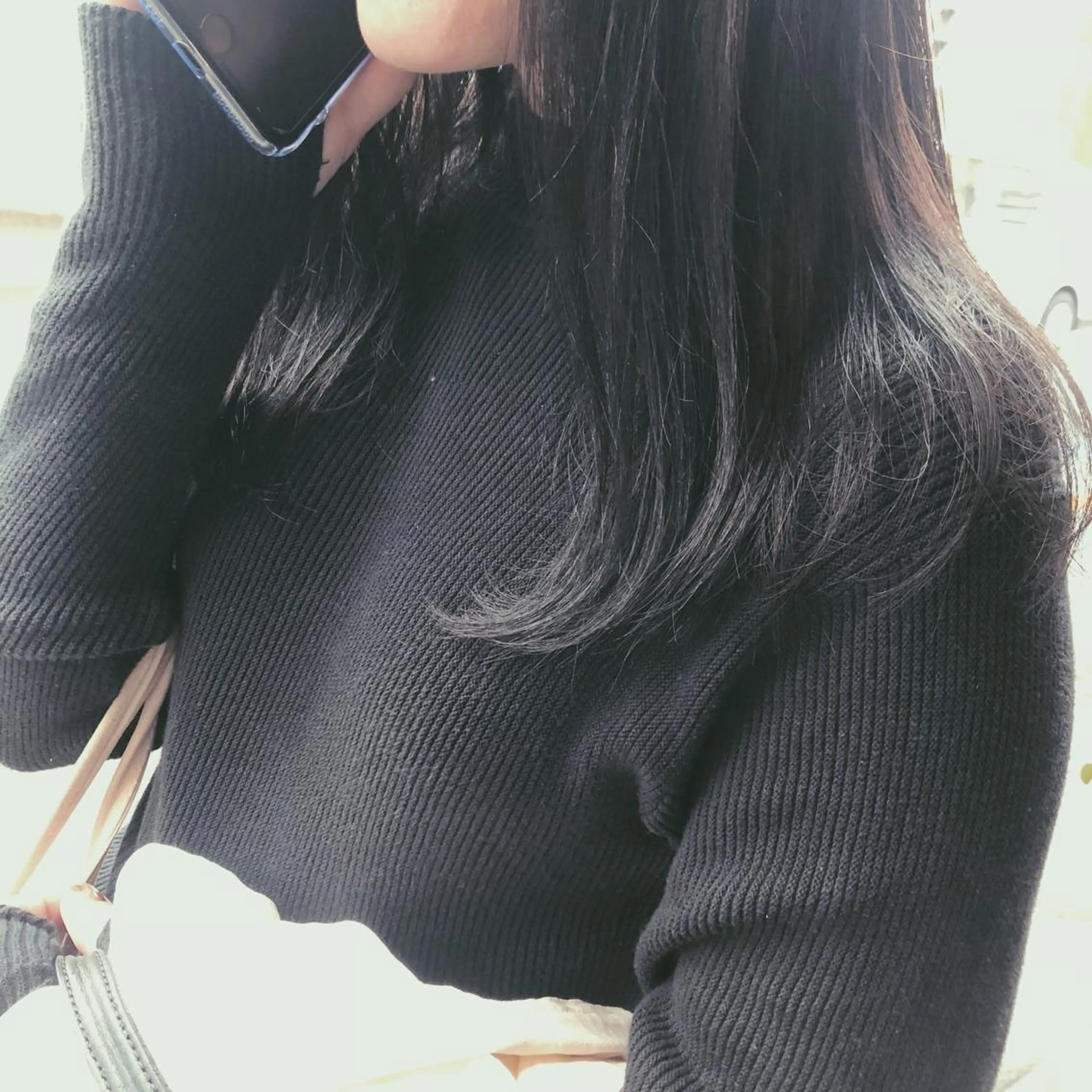 ミディアム カラー 黒髪 カット ヘアカラー 吉川 愛美李のヘアスタイル