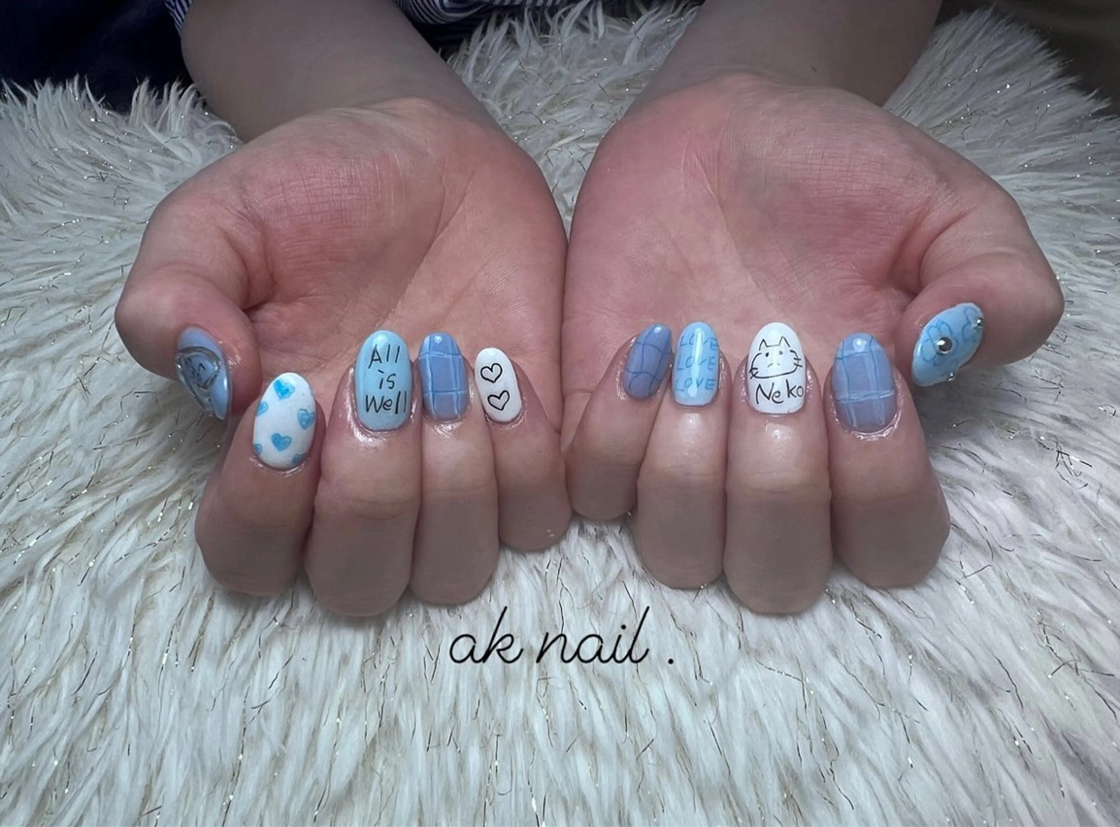 ネイル ハンドネイル ak nail .のネイルデザイン