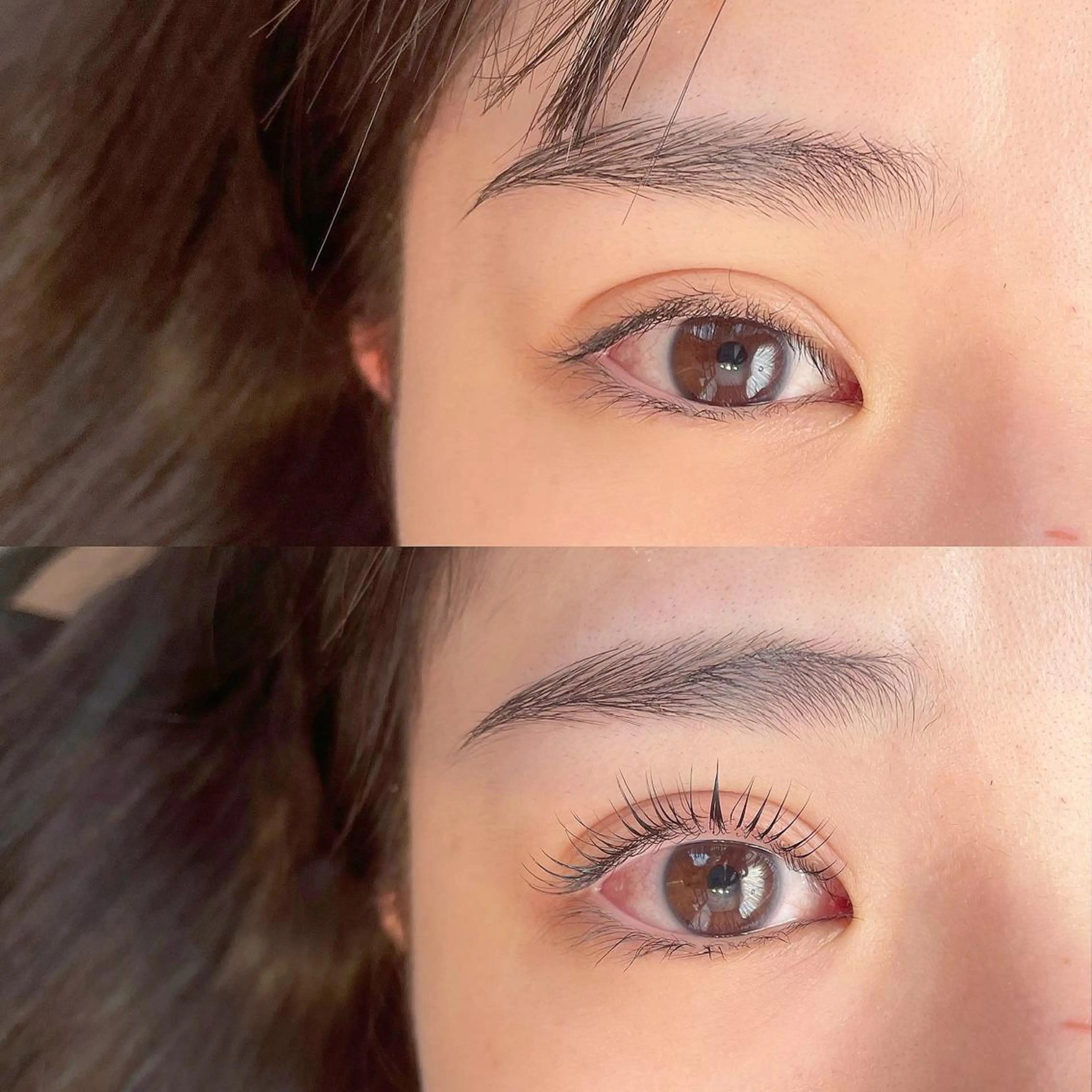 マツエク・マツパ アイブロウ パリジェンヌラッシュリフト 一重×まつ毛パーマ マツパ EYE ERIのマツエク・マツパデザイン