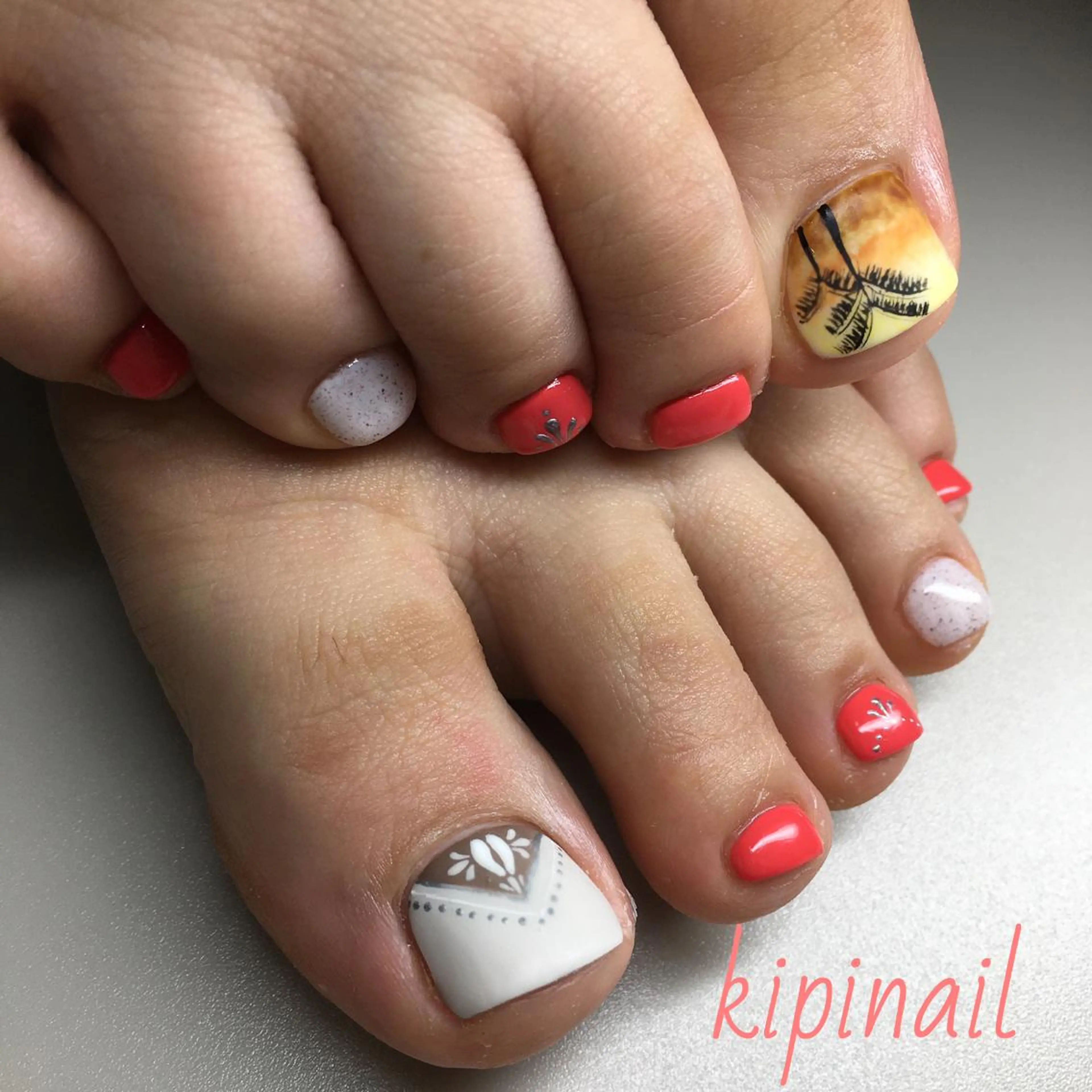 ネイル kipinail 川﨑えりかのネイルデザイン