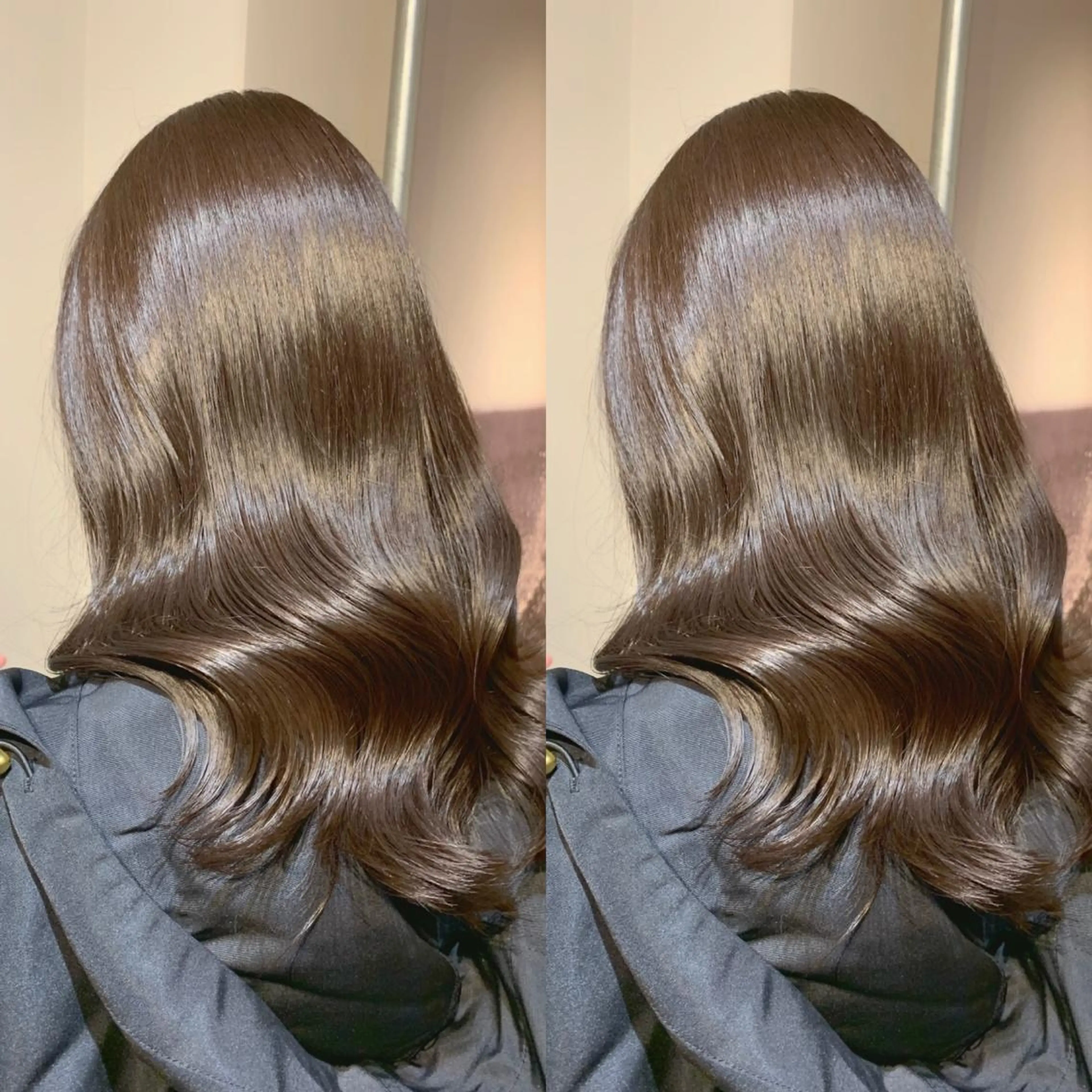 セミロング カラー 髪質改善特化 ミサワコウキのヘアスタイル