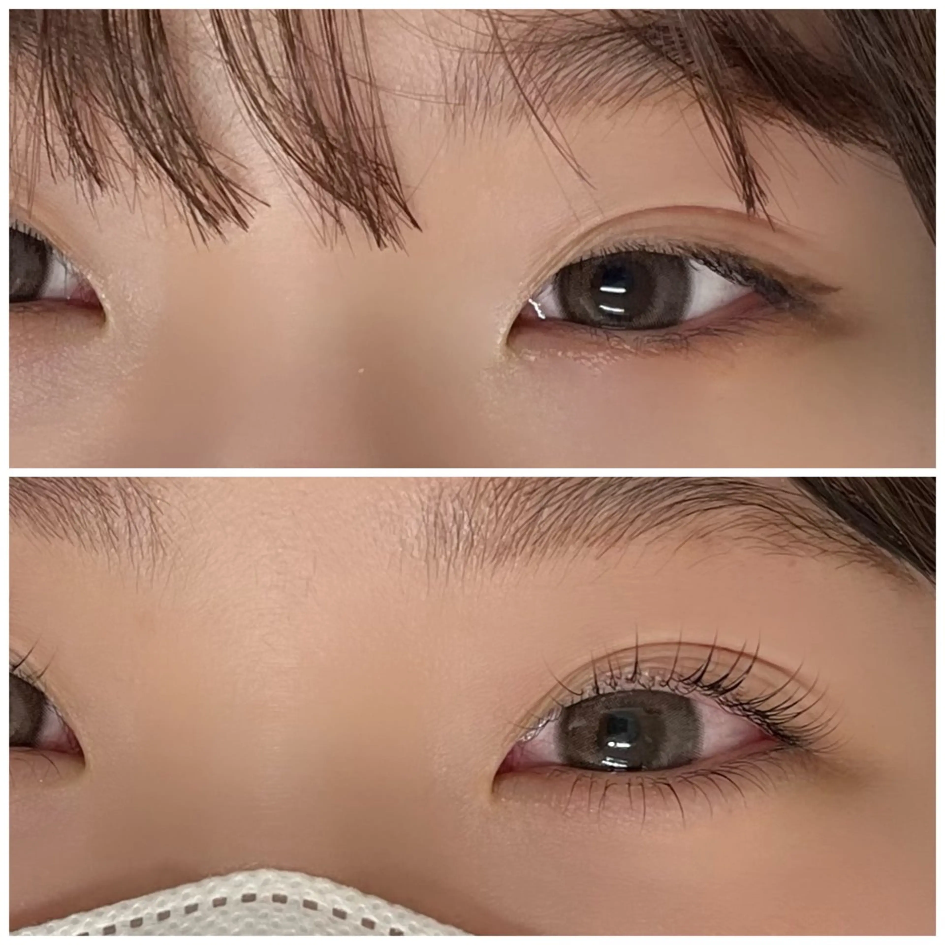 上下まつ毛パーマ🍀 施術時間は約120分ですの写真