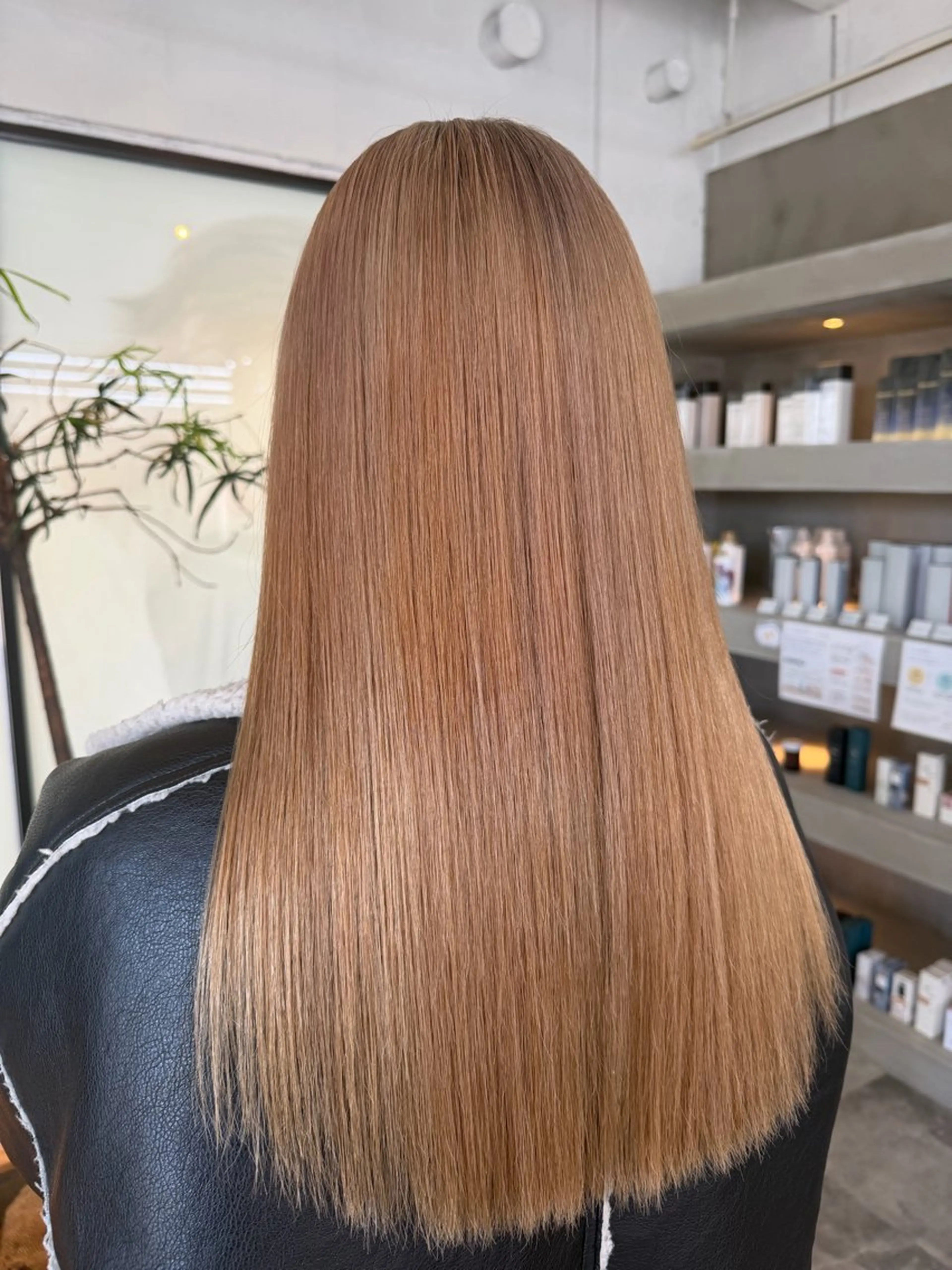 ロング 暖色カラー得意🔥 栗俣嵐のヘアスタイル