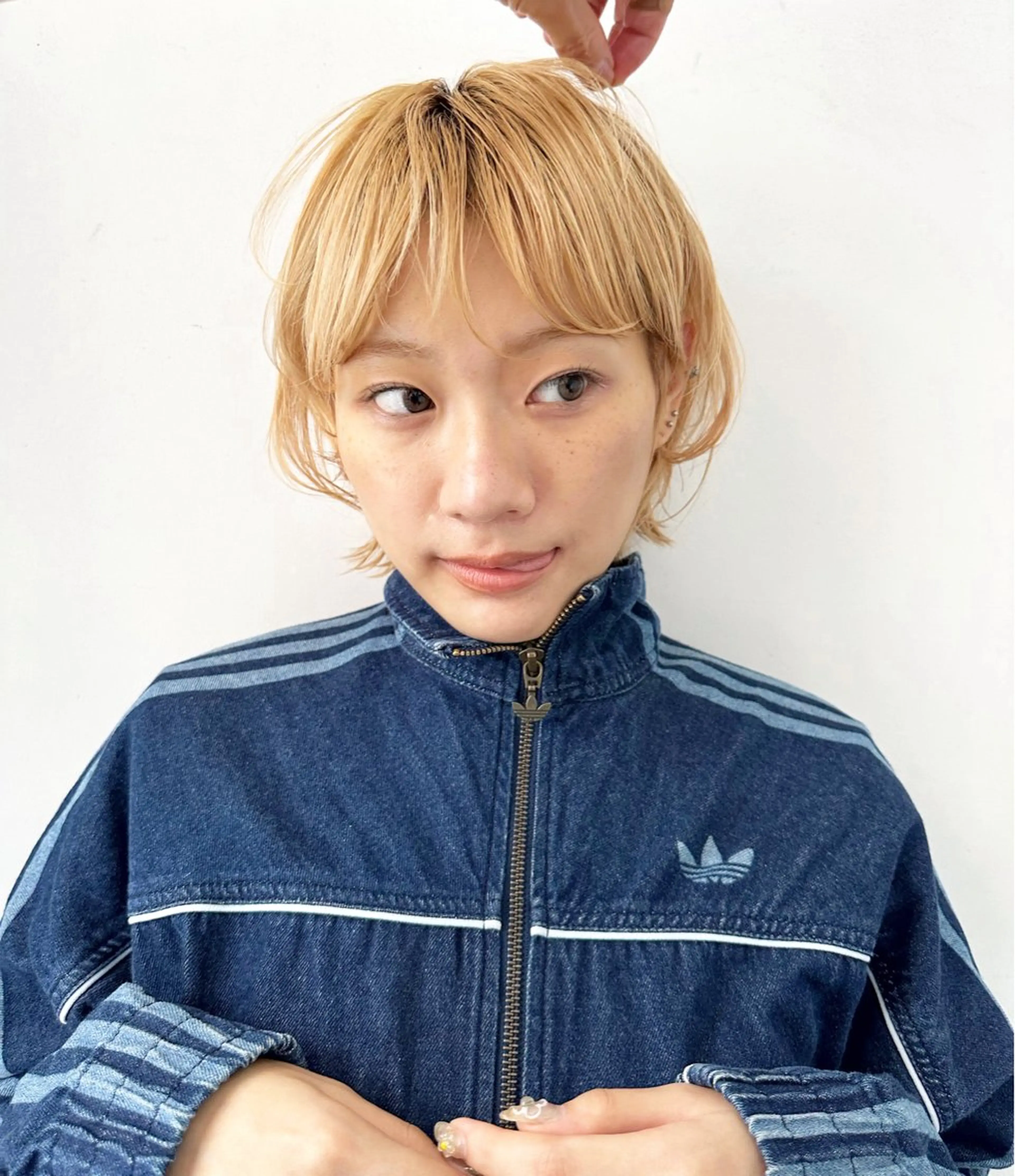 ショート カラー ハイトーンカラー ショートヘア カット ヘアカラー トリートメント 坂本 裕介/パーマのヘアスタイル