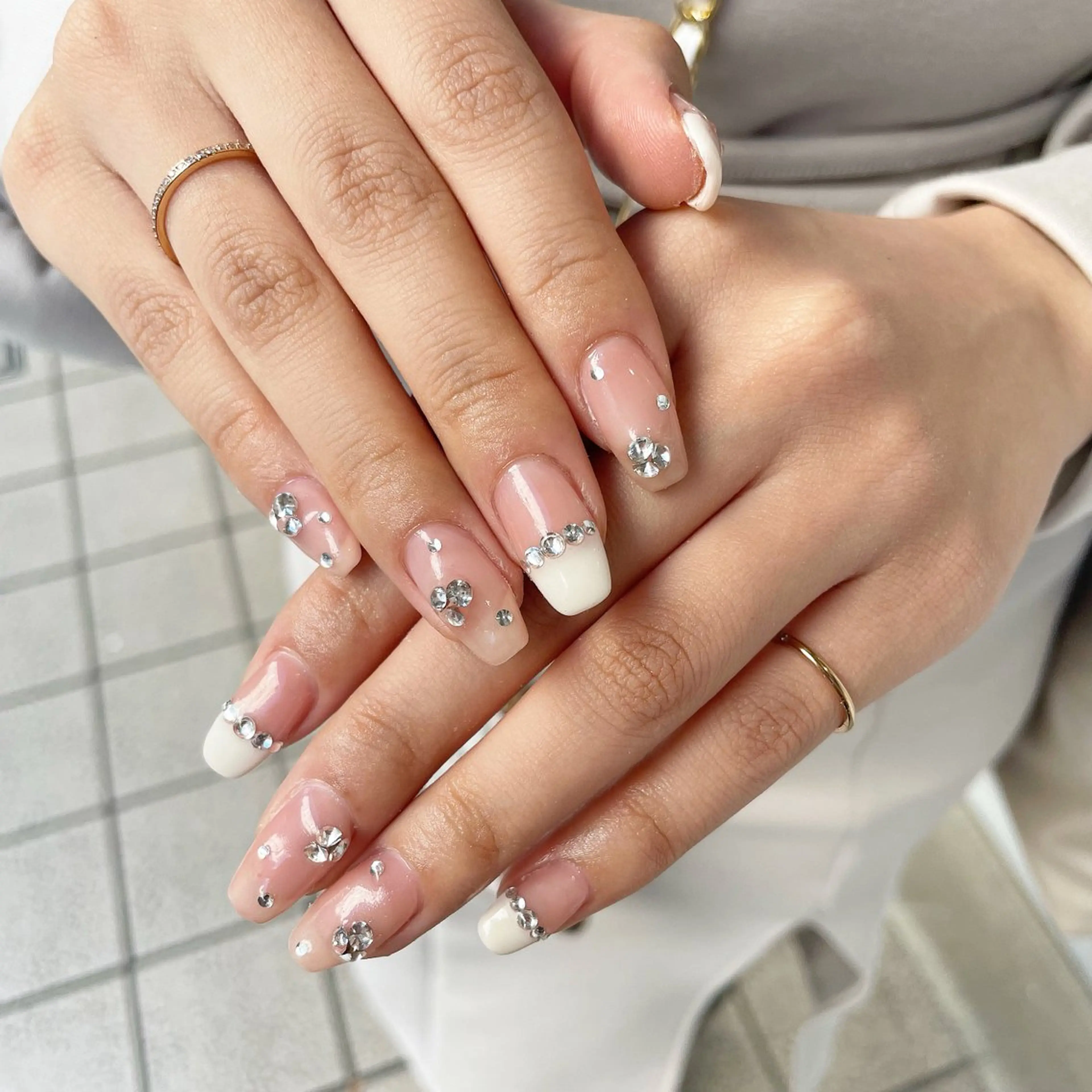 ネイル 持ち込み ワンホンネイル ハンドネイル Bianca川越西口 KITAZAKI🫧のネイルデザイン