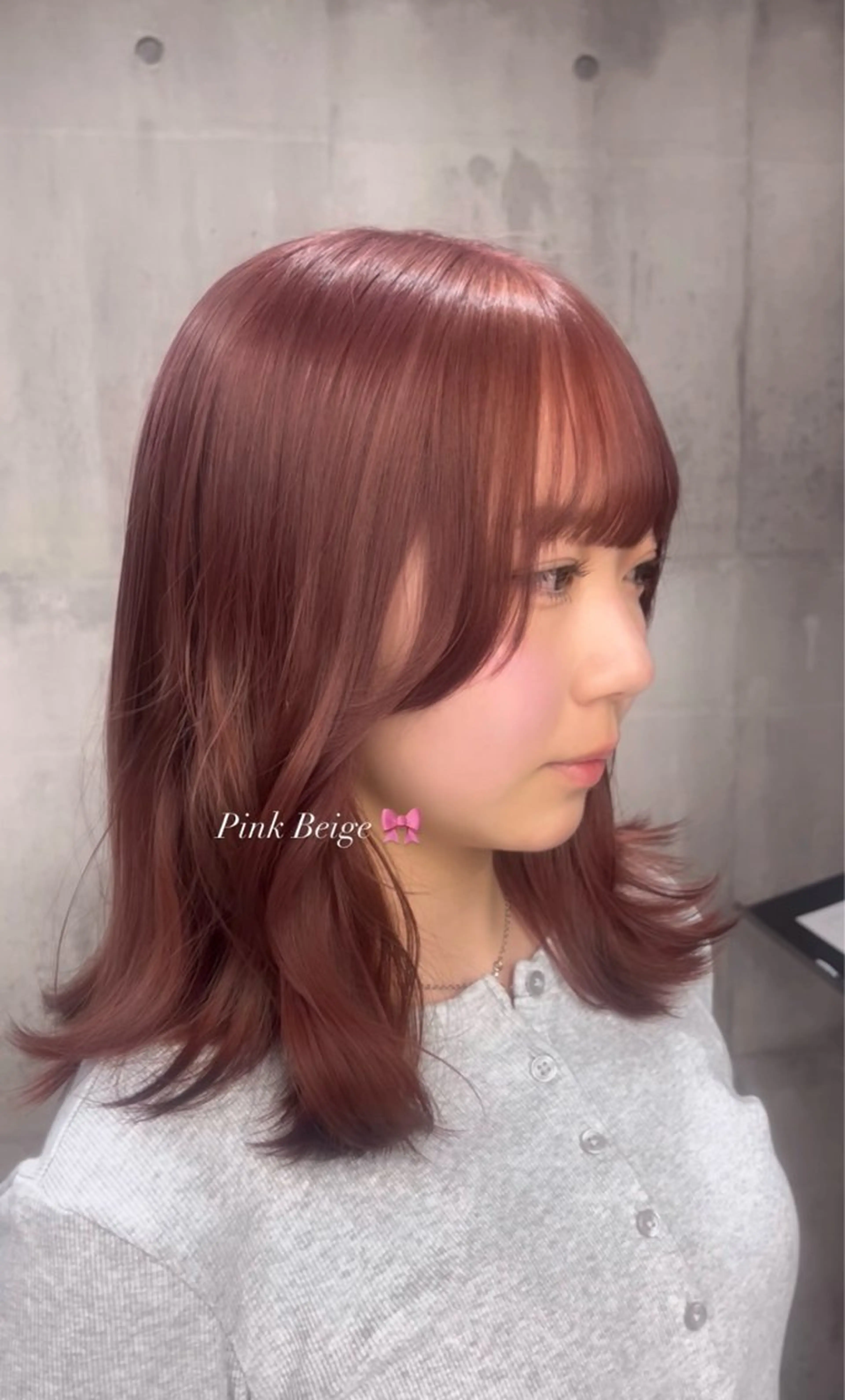 ミディアム カラー ハイトーン/ゆるふわ 🧚𖥔ׁTOMO♡のヘアスタイル