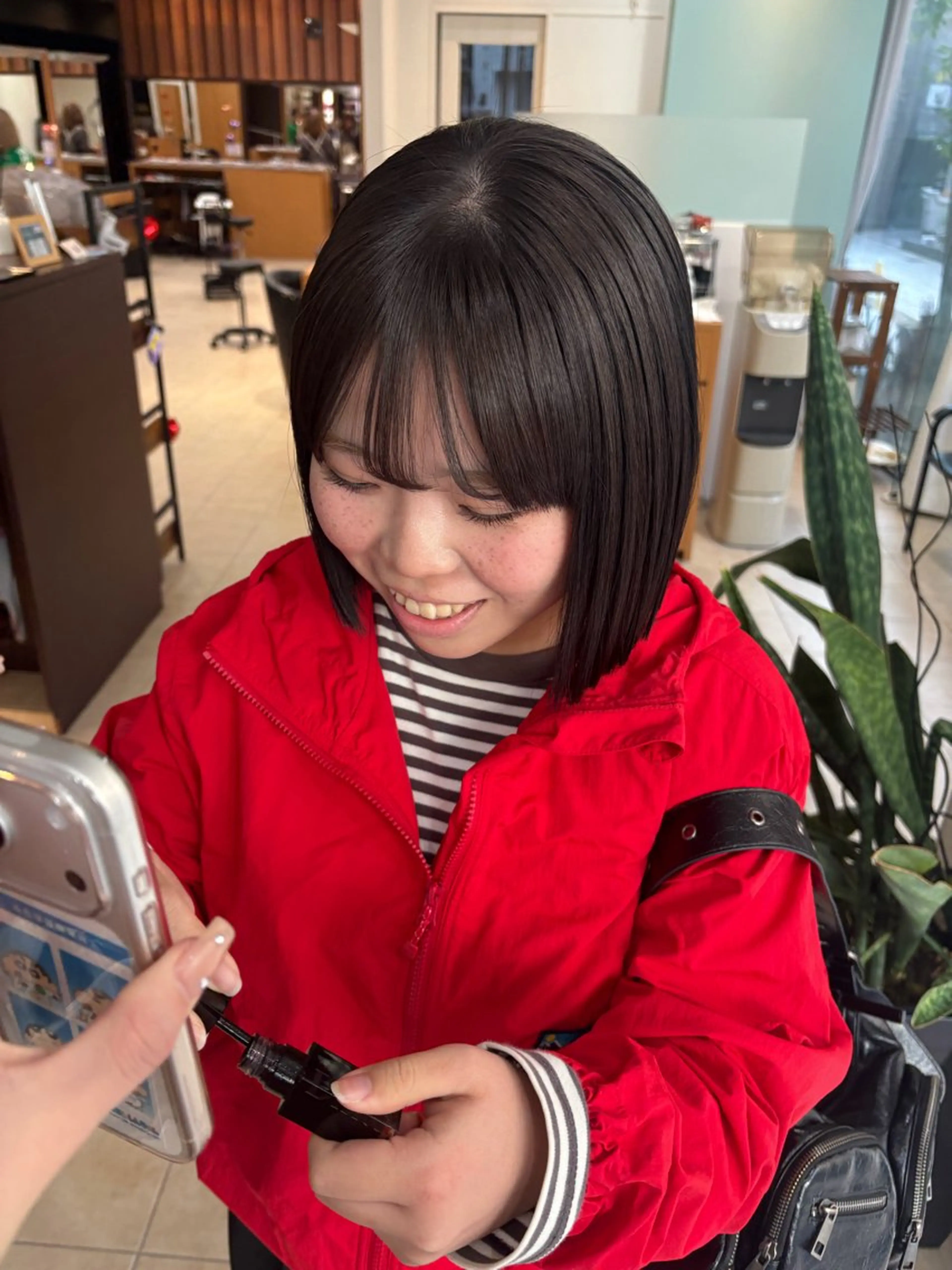 ミディアム カット ひがし のののヘアスタイル