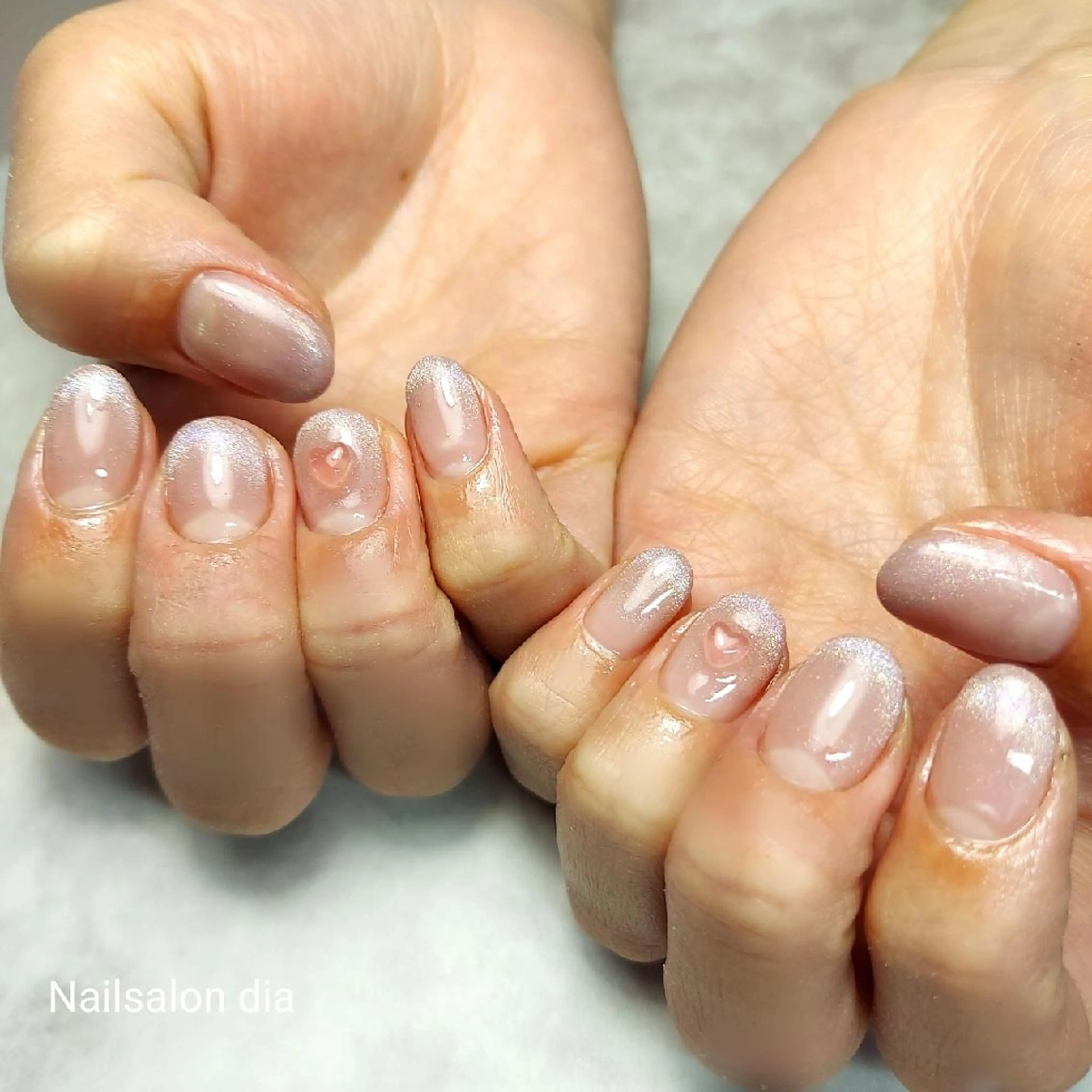 ネイル チークネイル フラワーネイル キラキラネイル マグネットネイル ミラーネイル ハンドネイル 栗東駅 徒歩10分 ネイルサロン ディアのネイルデザイン