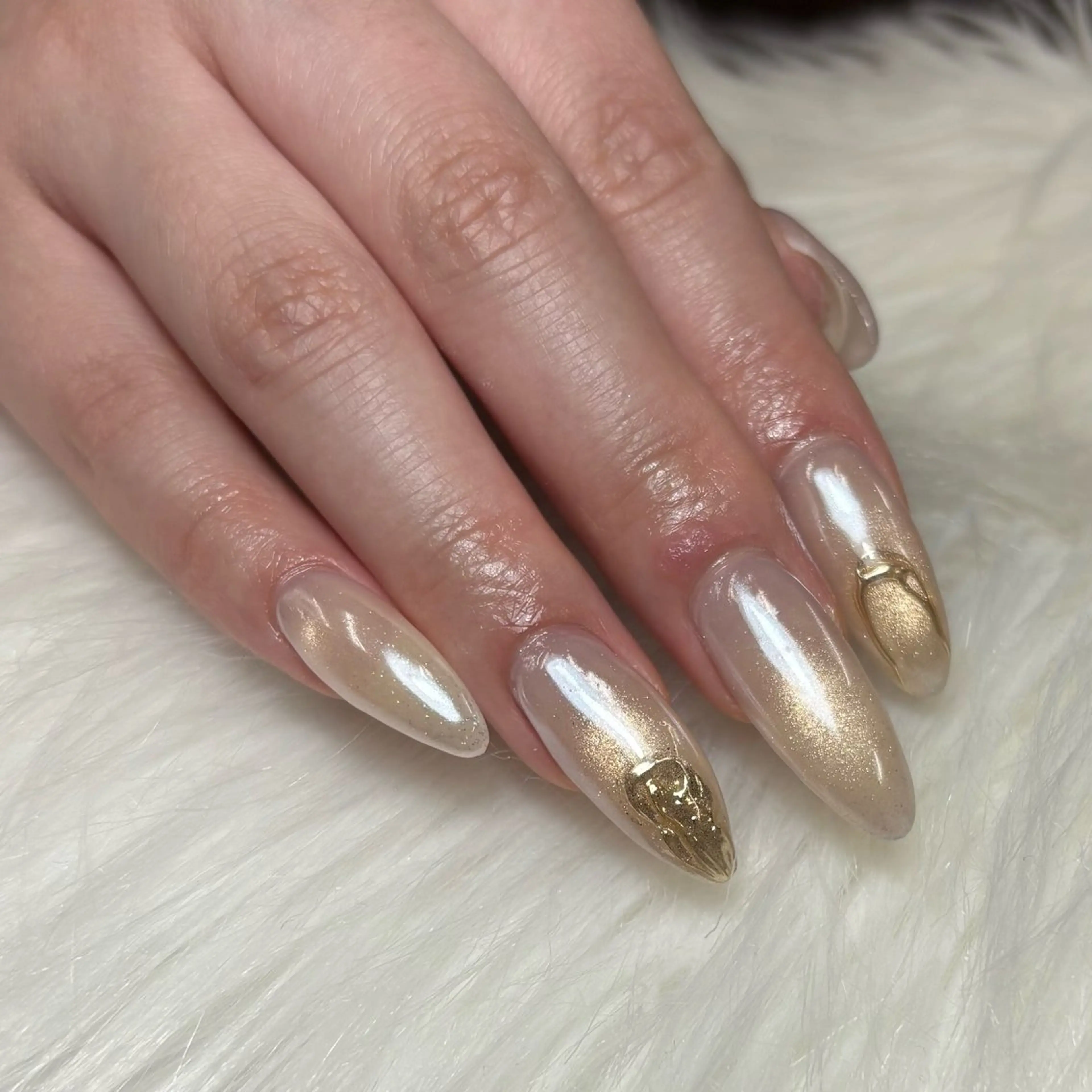 ネイル アートネイル マグネットネイル ミラーネイル ハンドネイル NAIL atre SAIKAのネイルデザイン