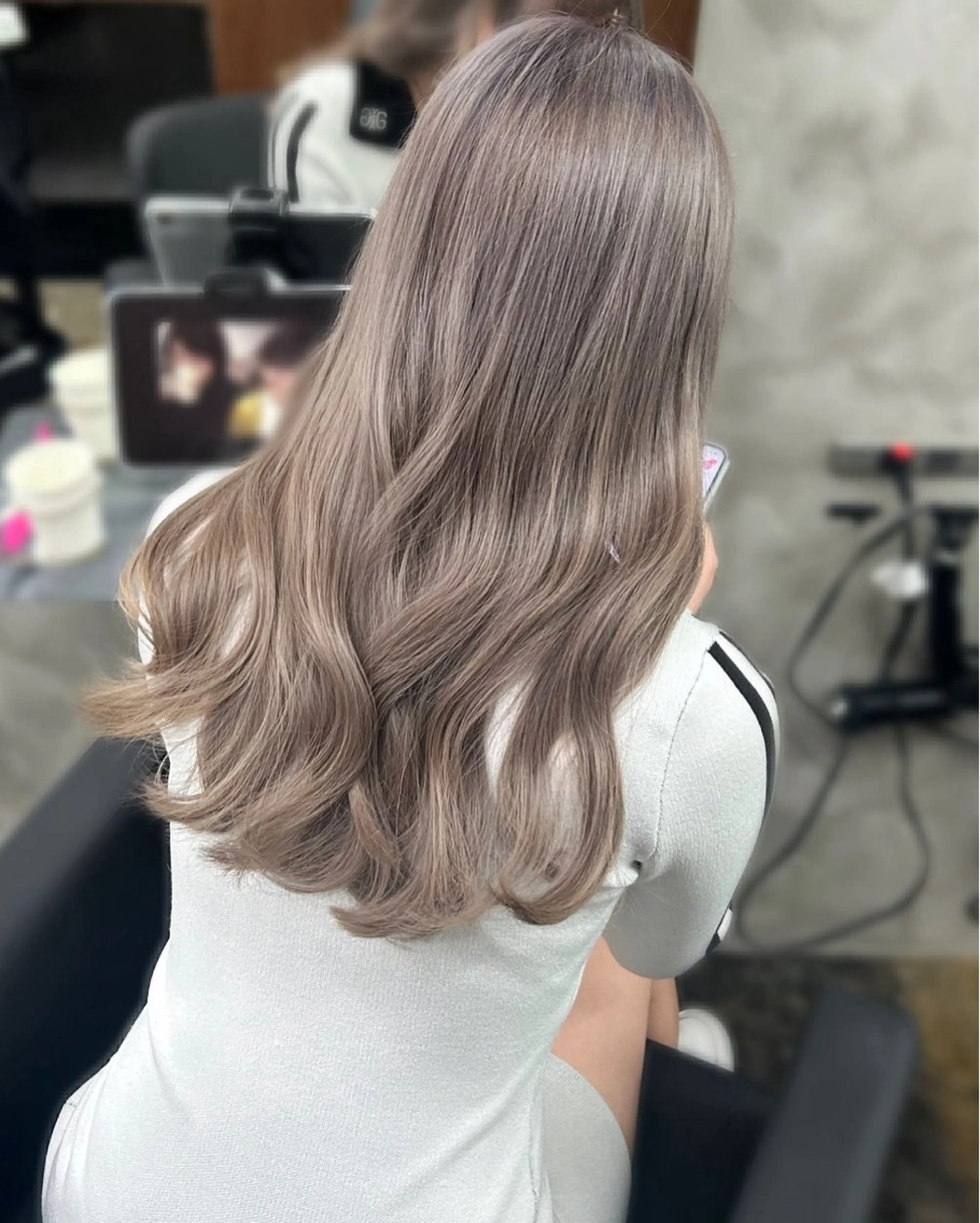 【平日限定】全頭ブリーチ+オンカラー+FLOWDIA treatment🎀🩰ᩚの写真