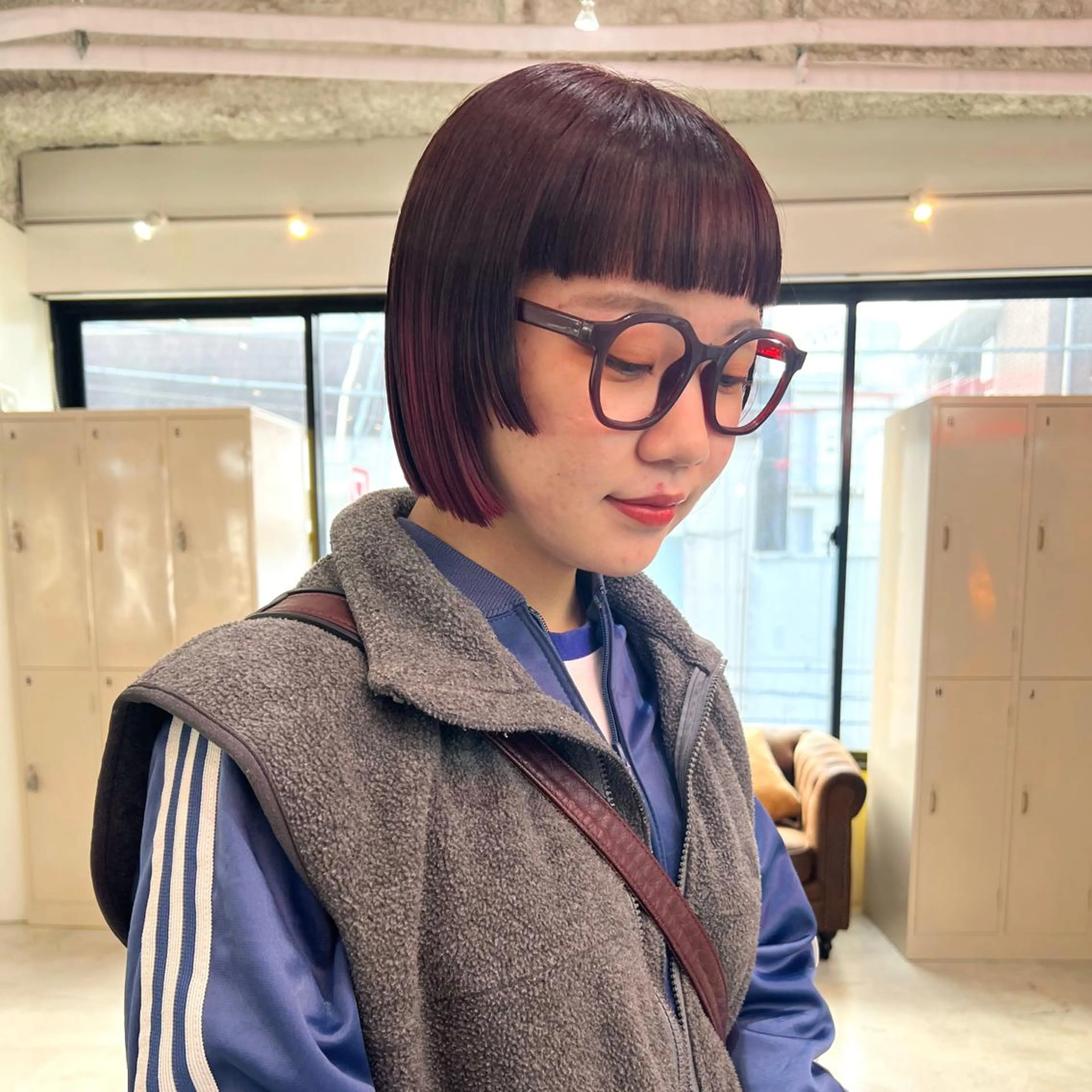 カラー パーマ ヘアアレンジ メンズ キッズ ネイル マツエク・マツパ アイブロウ 🧨ブリーチー×ボブ レイヤー💎じゅえるのヘアスタイル