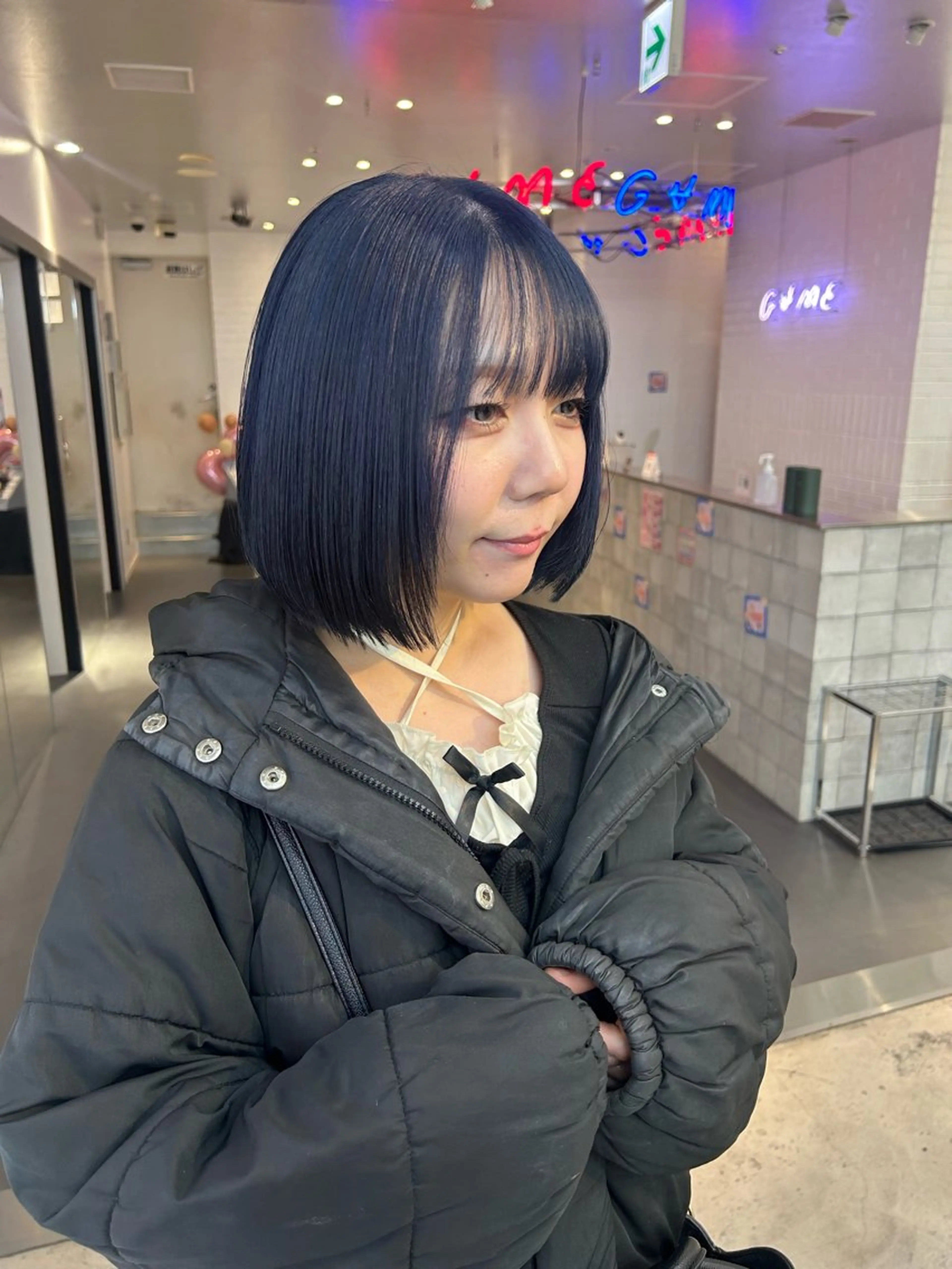 ミディアム カラー ヘアアレンジ ヘアカラー ブリーチ 🎀 エクステ ♡さや♡のヘアスタイル