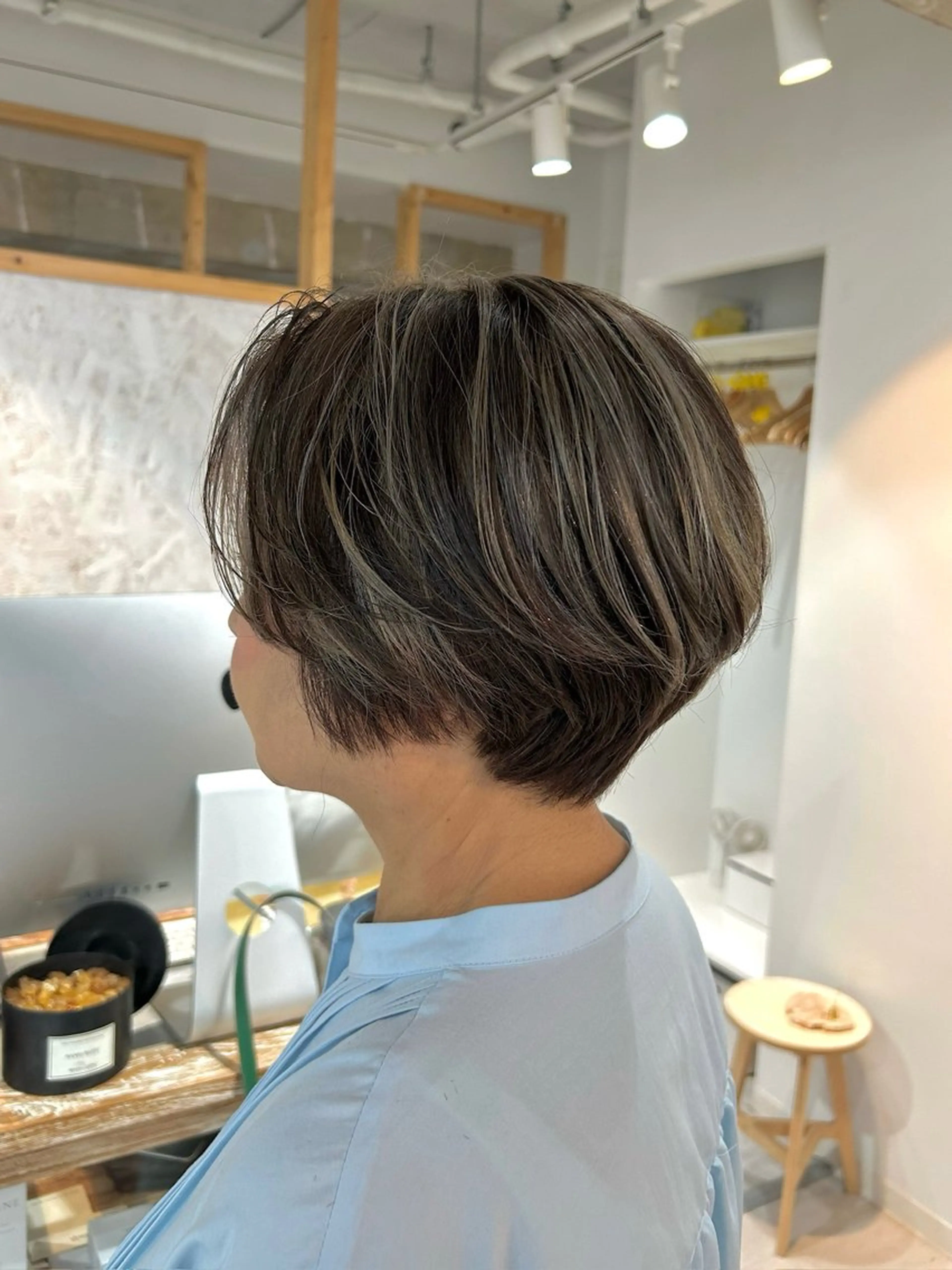 ショート カラー ハイライトカラー ハイライト カット ヘアカラー ✨恵比寿/代官山 ✨ ｼｮｰﾄﾍYUIのヘアスタイル