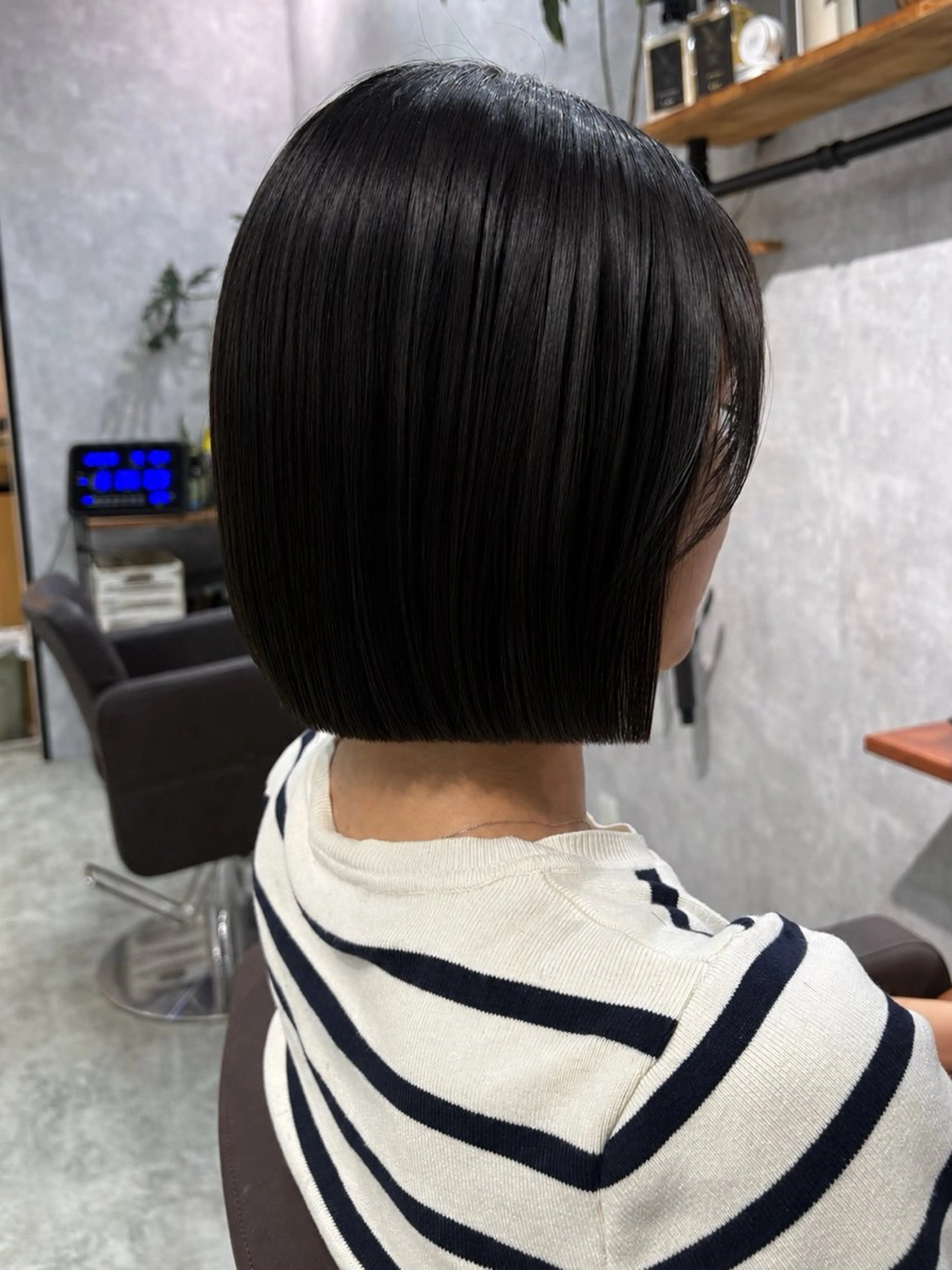 ショート 切りっぱなしボブ ボブ 髪質改善 縮毛矯正 C'LDhair / ライトのヘアスタイル
