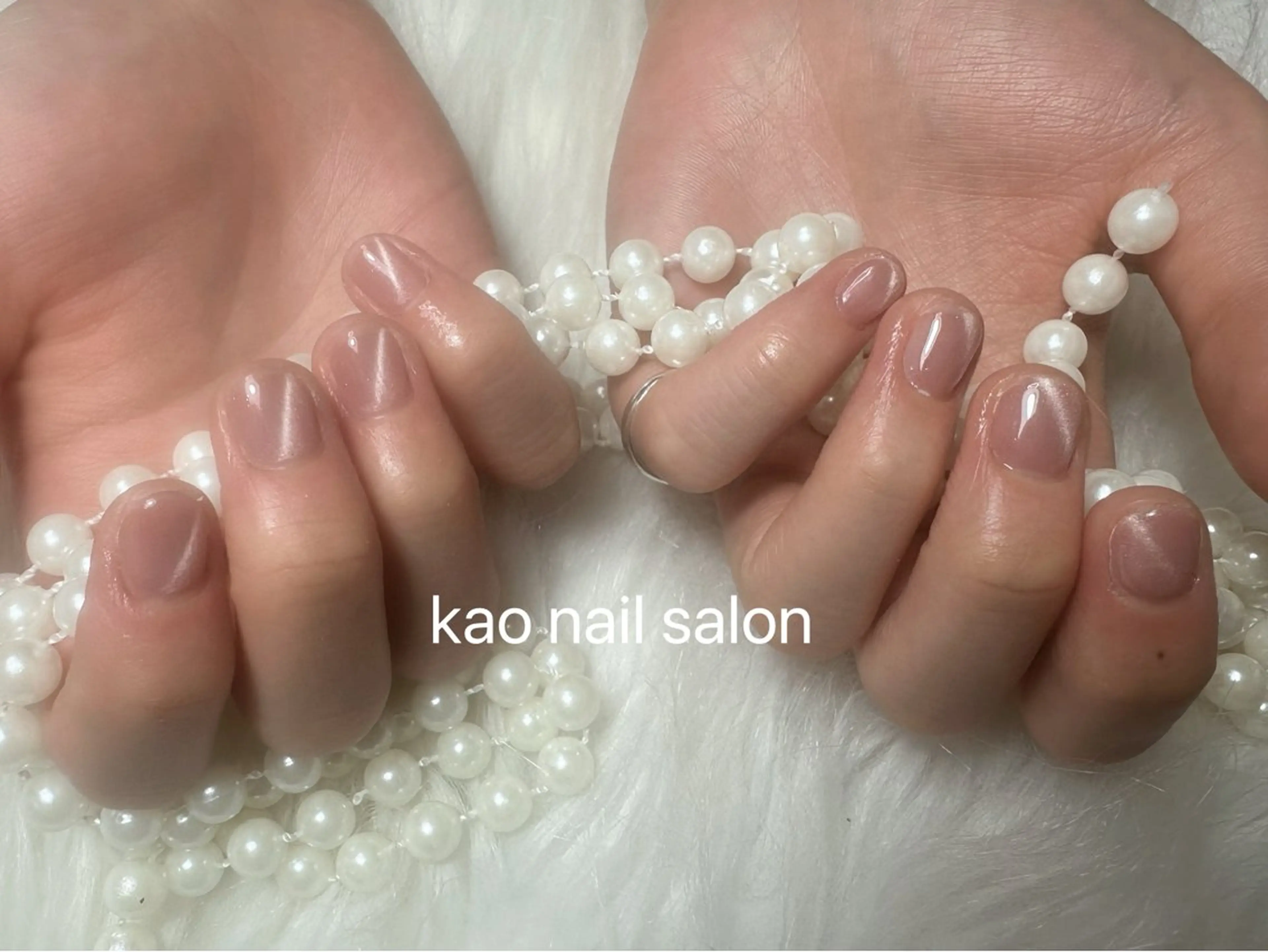 ネイル ハンドネイル kao nail マグネット/長さだしのネイルデザイン