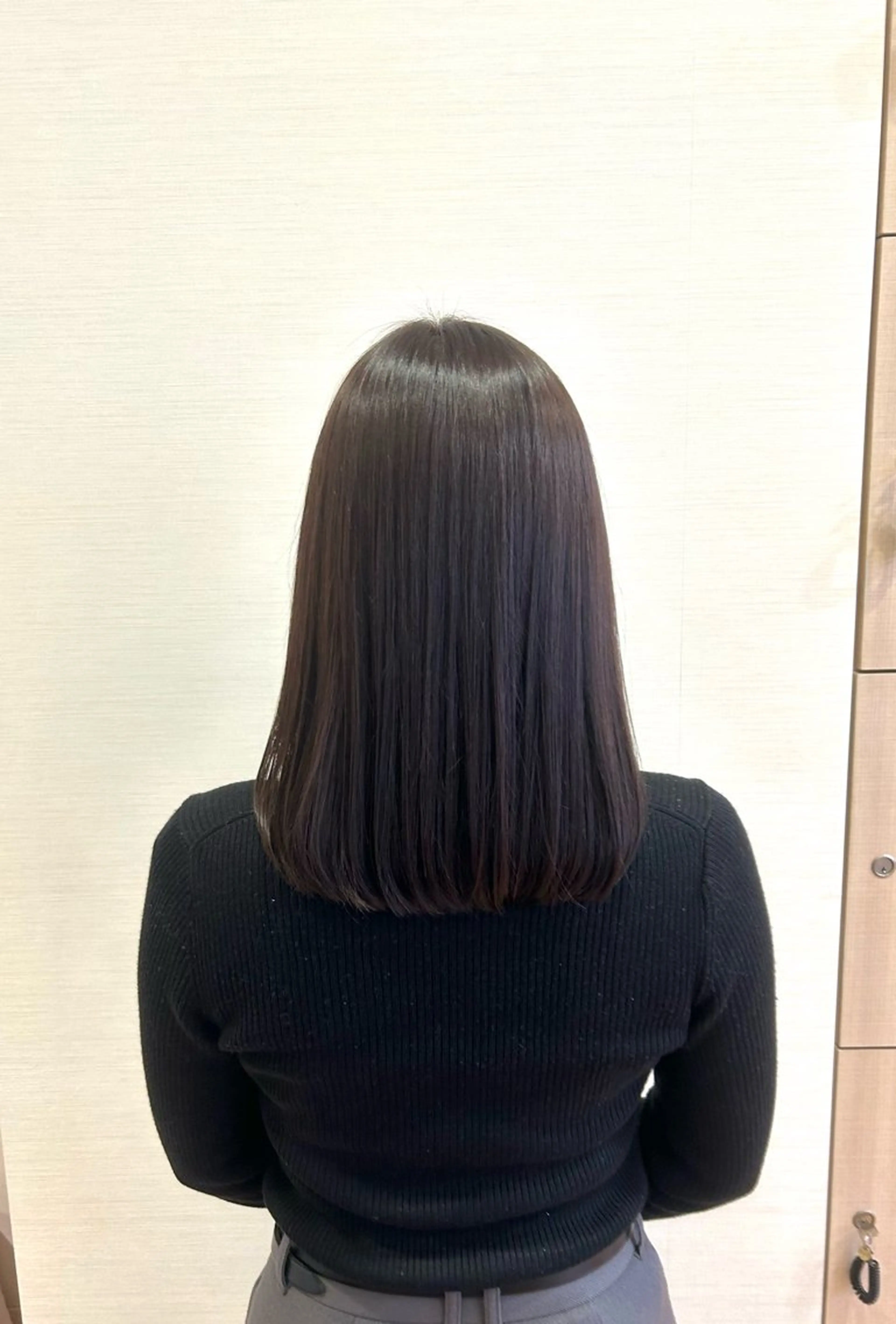 ミディアム ヘアカラー ミ ユのヘアスタイル