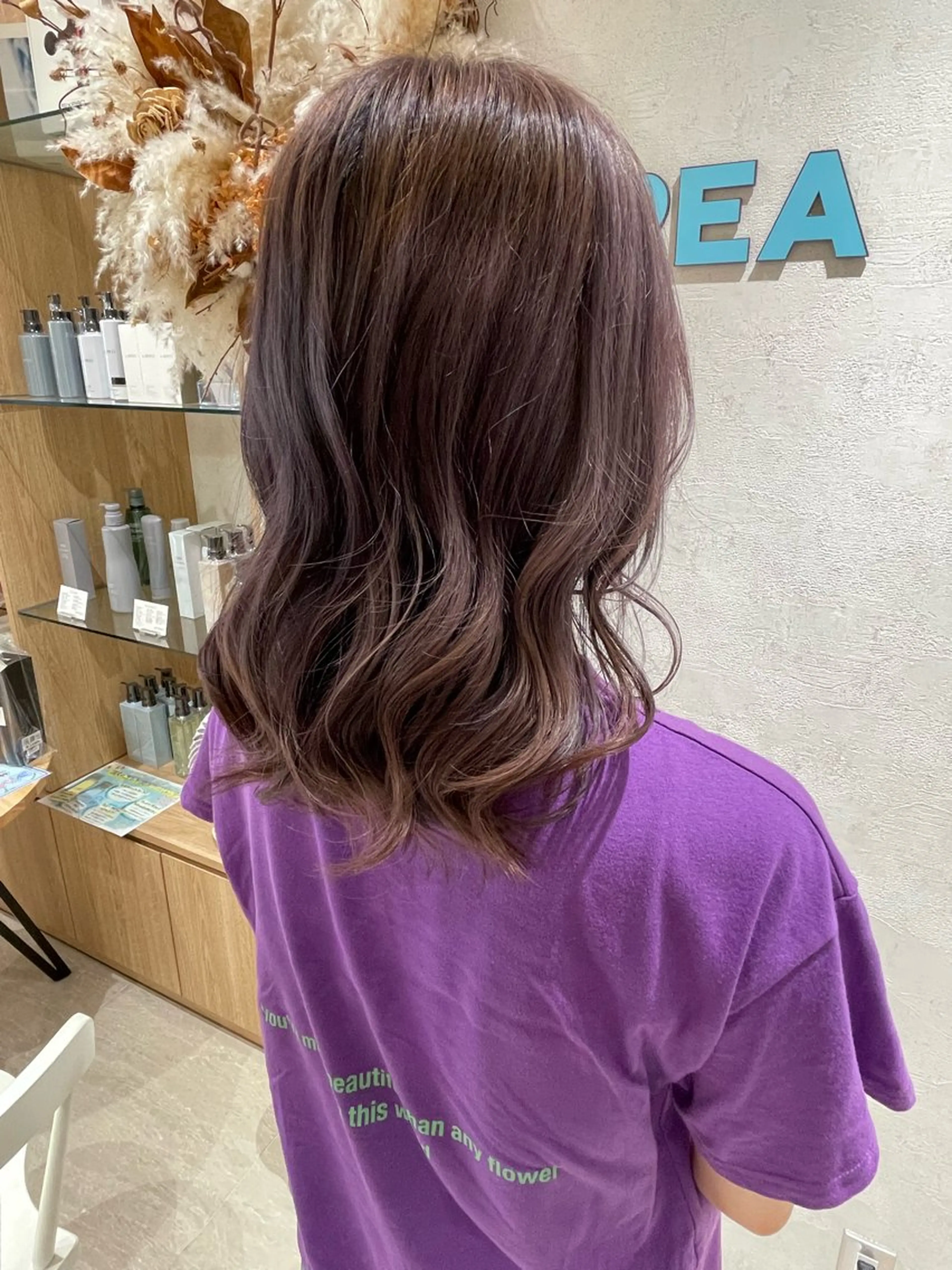 セミロング レイヤー×ハイライト 🌷RINA🌷のヘアスタイル