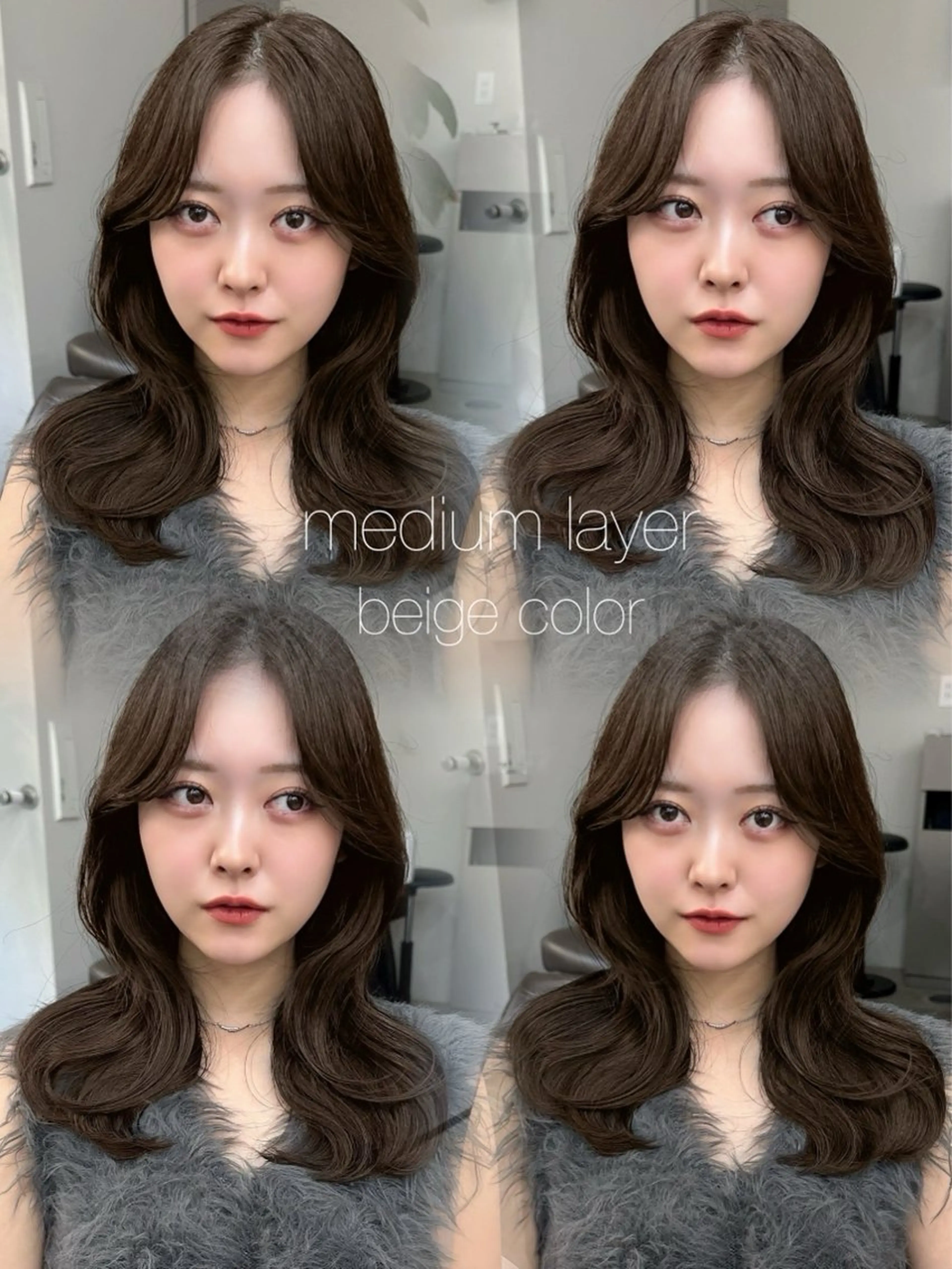 ミディアム 丸山 心 / 艶カラーのヘアスタイル