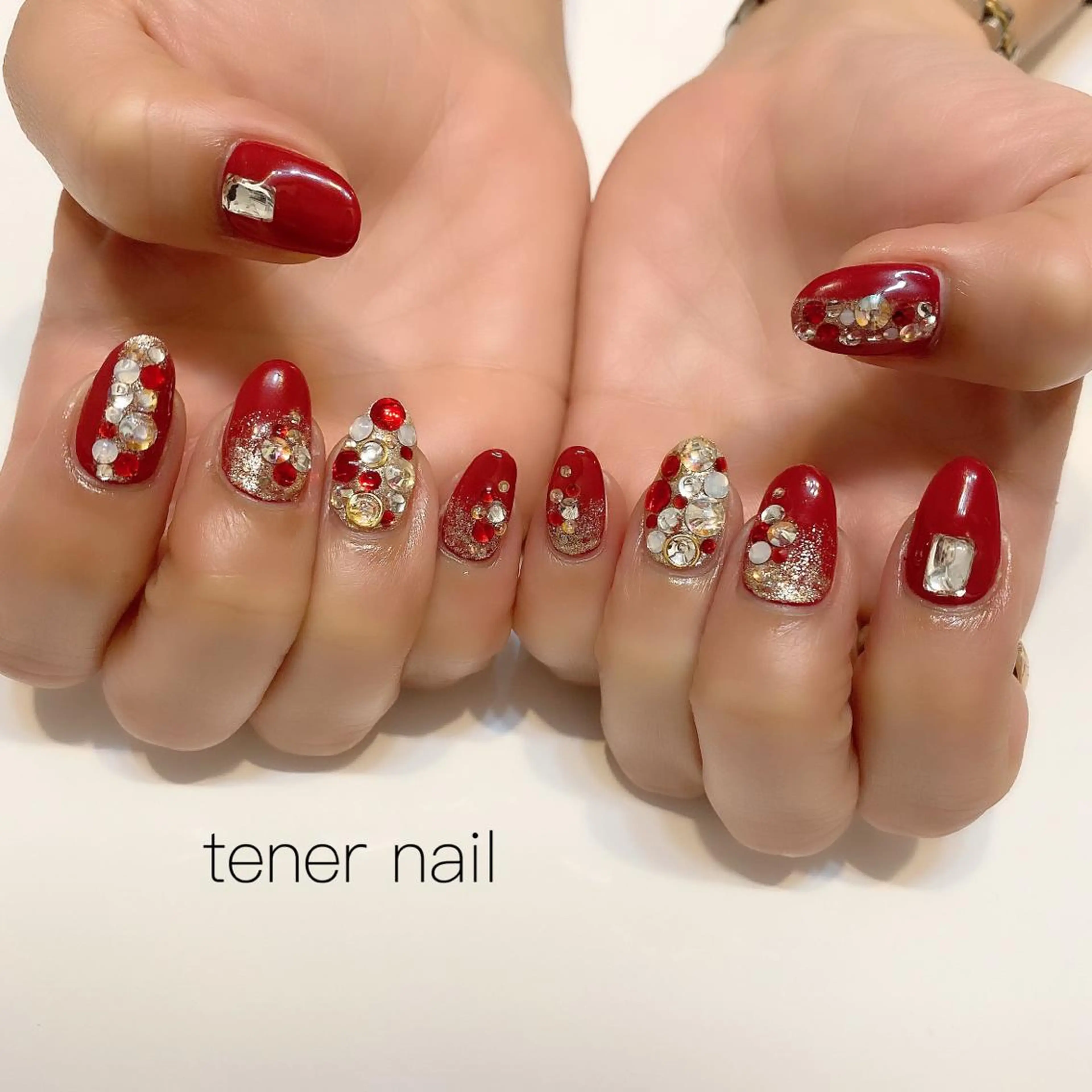 ネイル ストーンネイル テネルネイル tener nailのネイルデザイン