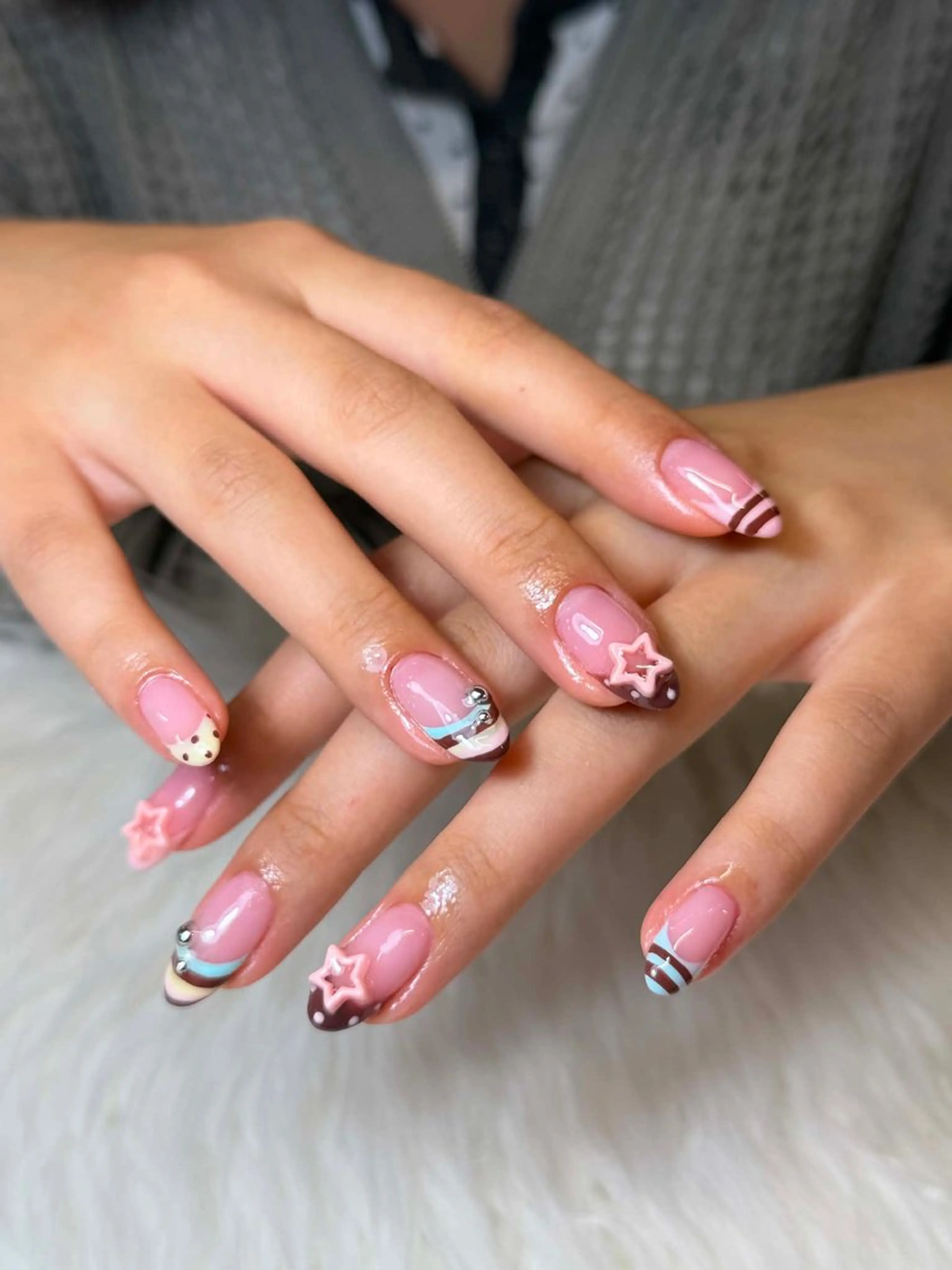 ネイル アートネイル スカルプネイル ストーンネイル ネイルチップ ハンドネイル Suka Nailのネイルデザイン