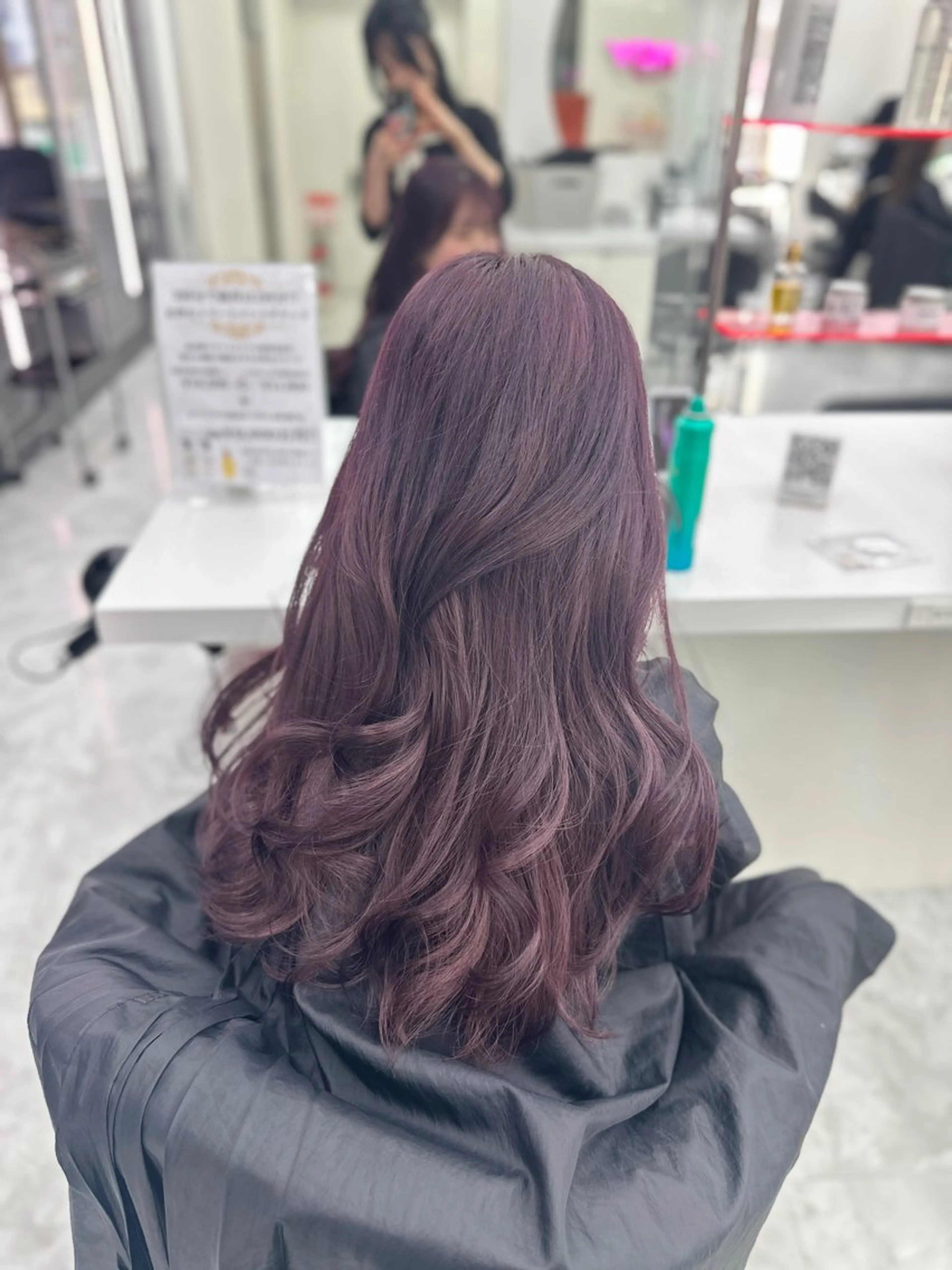 ロング カラー パーマ ヘアアレンジ メンズ キッズ ♥️韓国ヘア レイヤー♥️ゆりのヘアスタイル