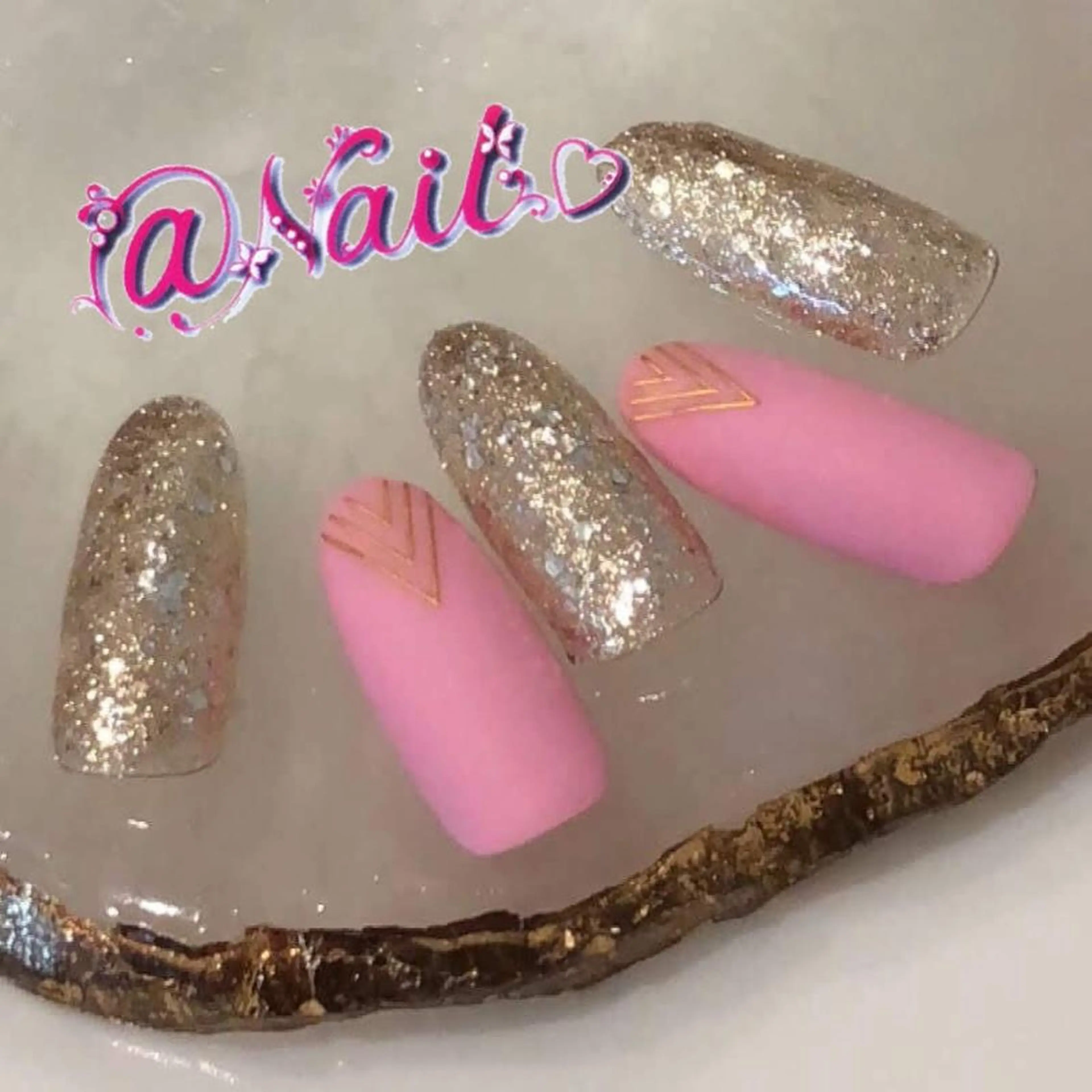 ネイル ネイルチップ 小尾 栞のネイルデザイン