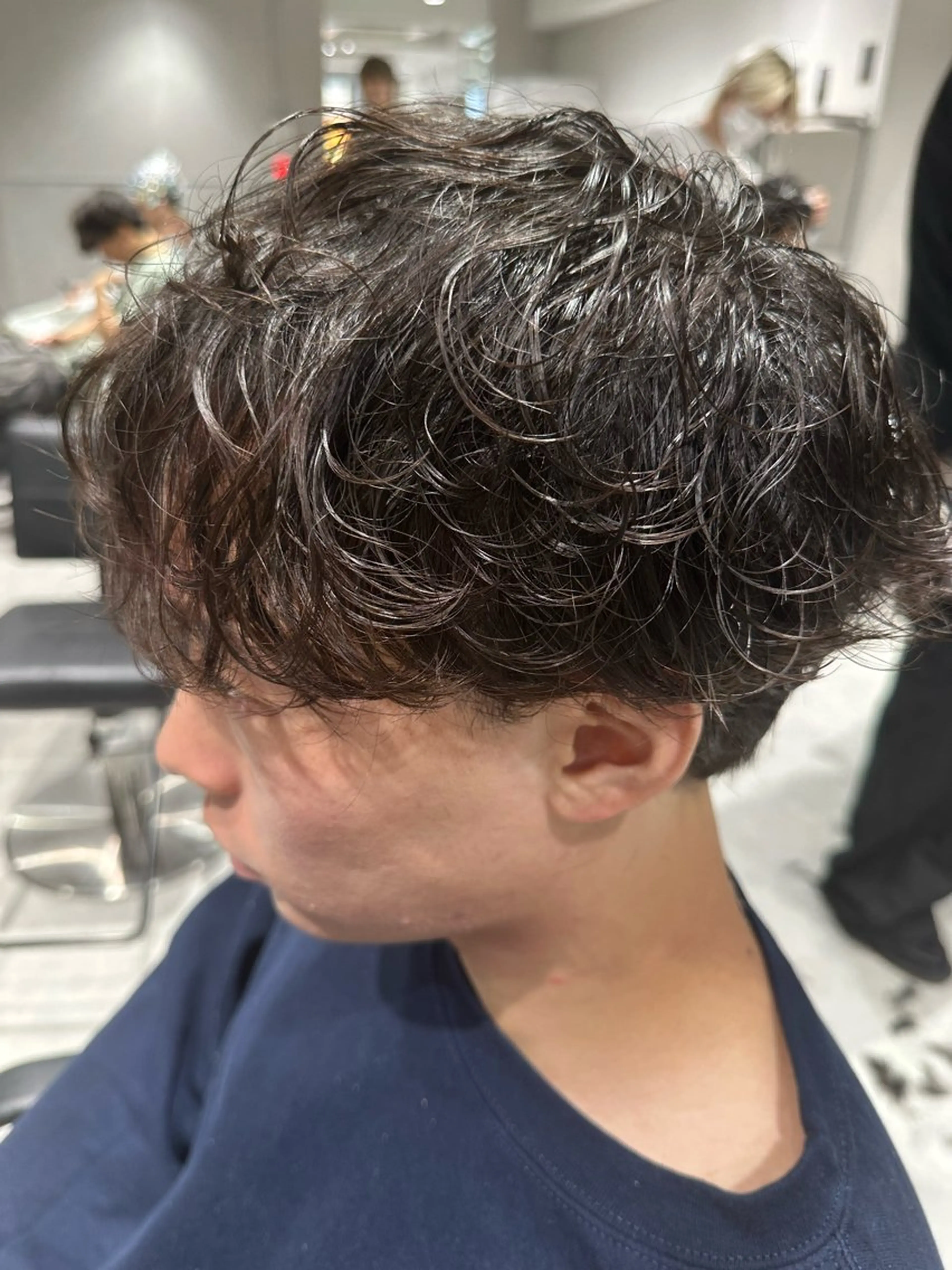 パーマ メンズ カット パーマ 👑駅近メンズサロン パーマ特化北千住👑のヘアスタイル