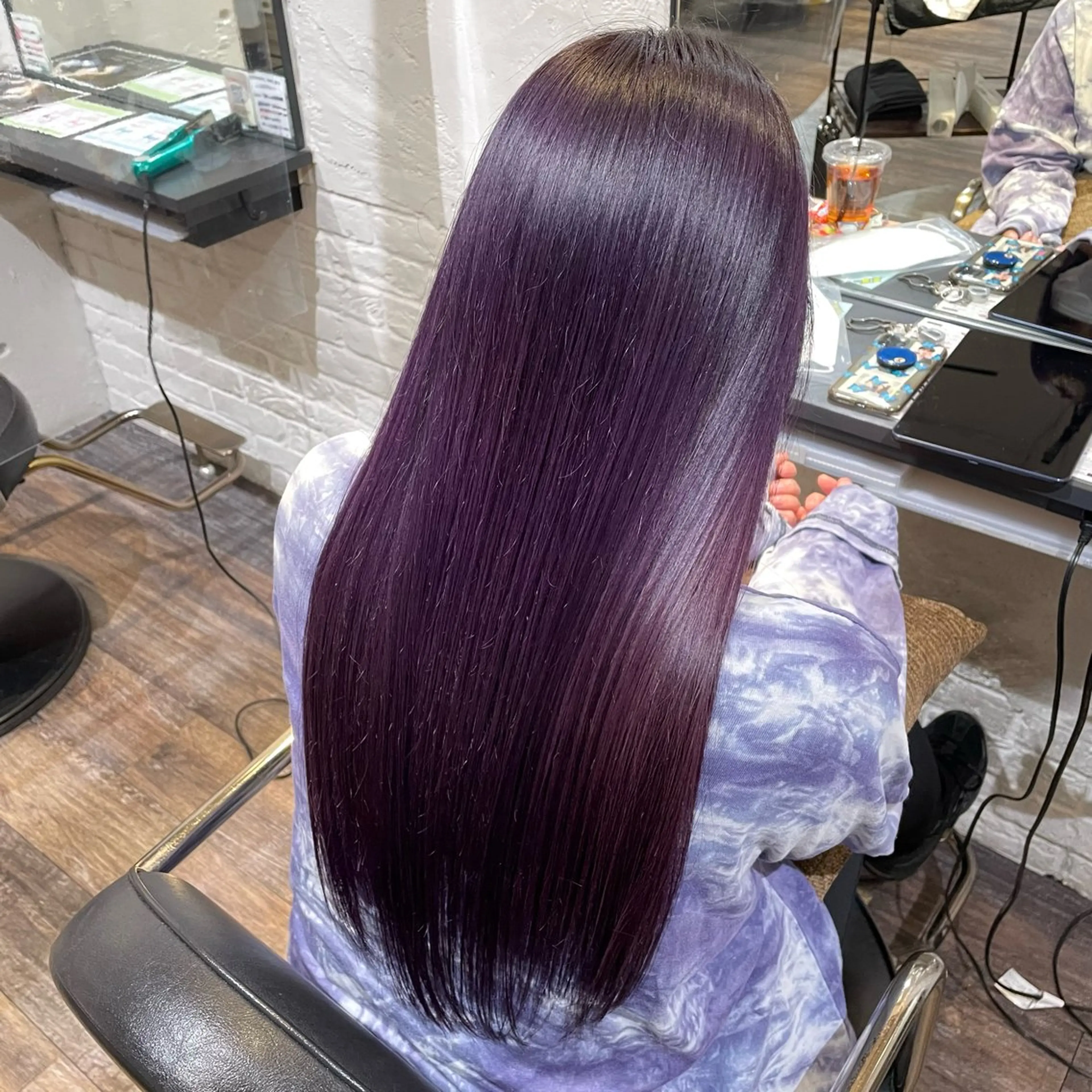 ロング カラー 赤み無し柔らかカラー 【梅田】madokaのヘアスタイル