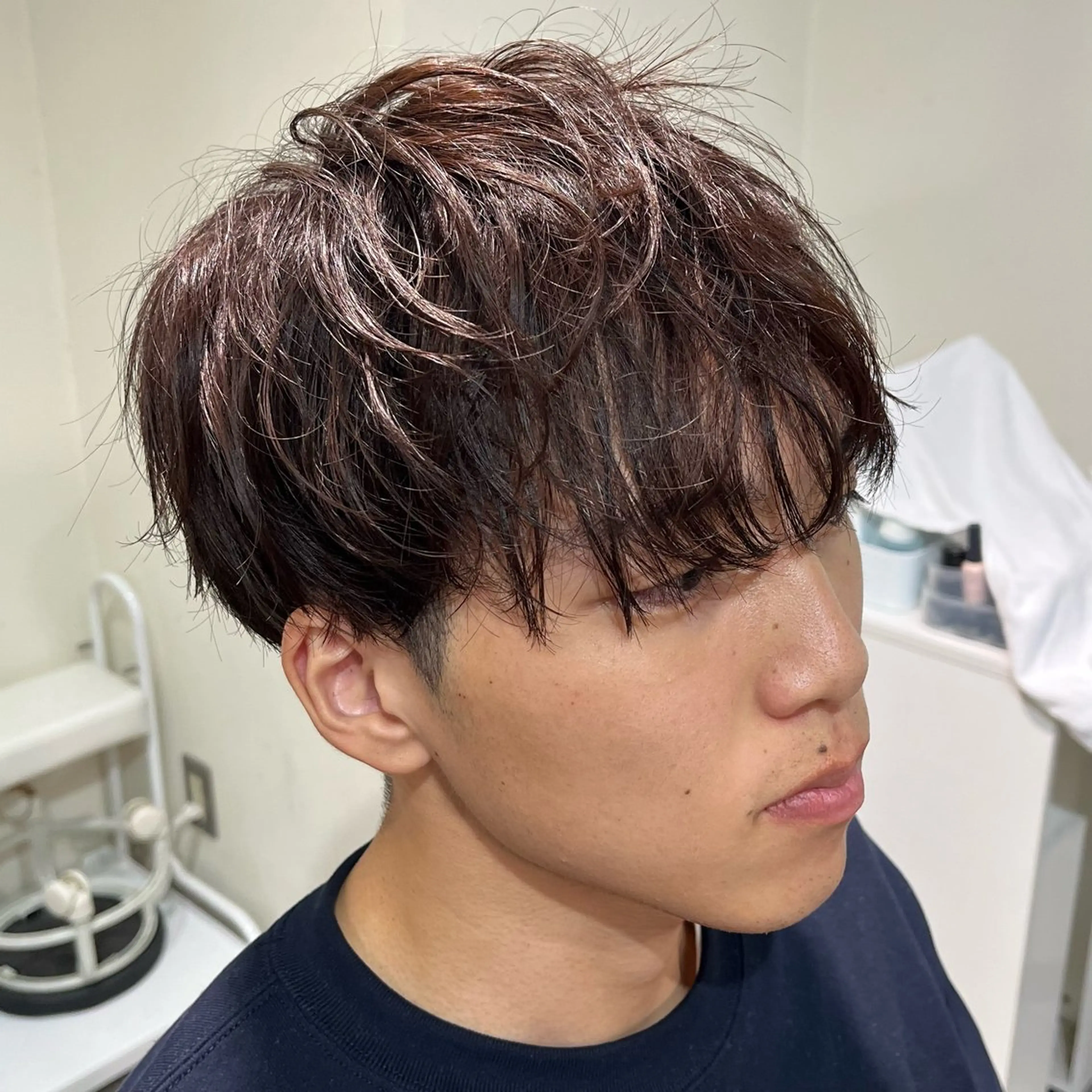 カラー メンズ フェザーパーマ🌙 毛流れ yuzukiのヘアスタイル