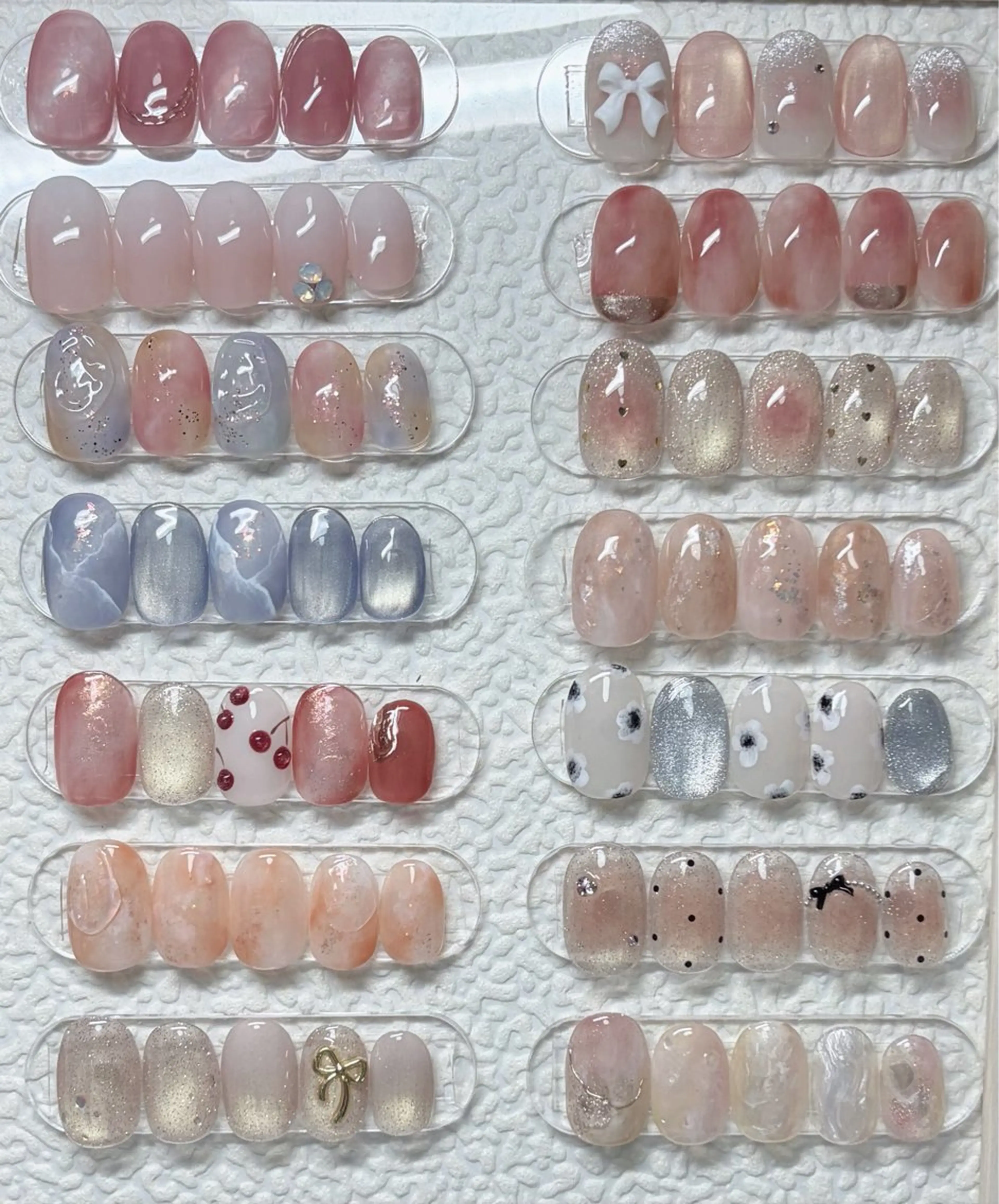 ネイル アートネイル ガーリー ニュアンスネイル ハンドネイル ネイルサロン Suu..nailのネイルデザイン