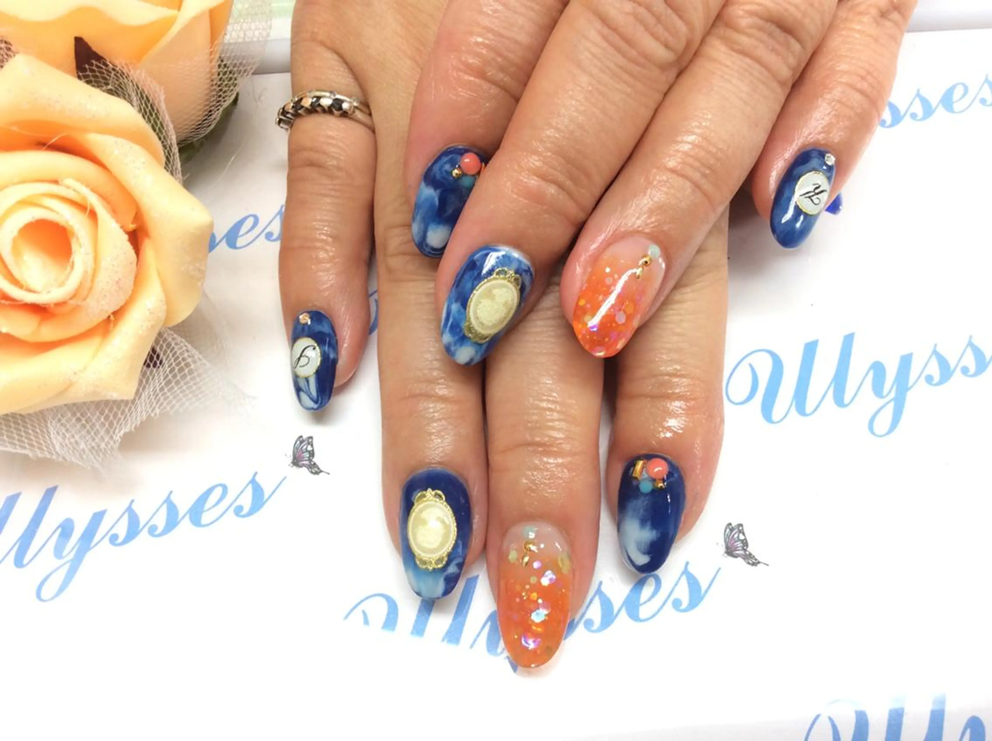 ネイル スカルプネイル ユリシスネイル 担当近藤のネイルデザイン