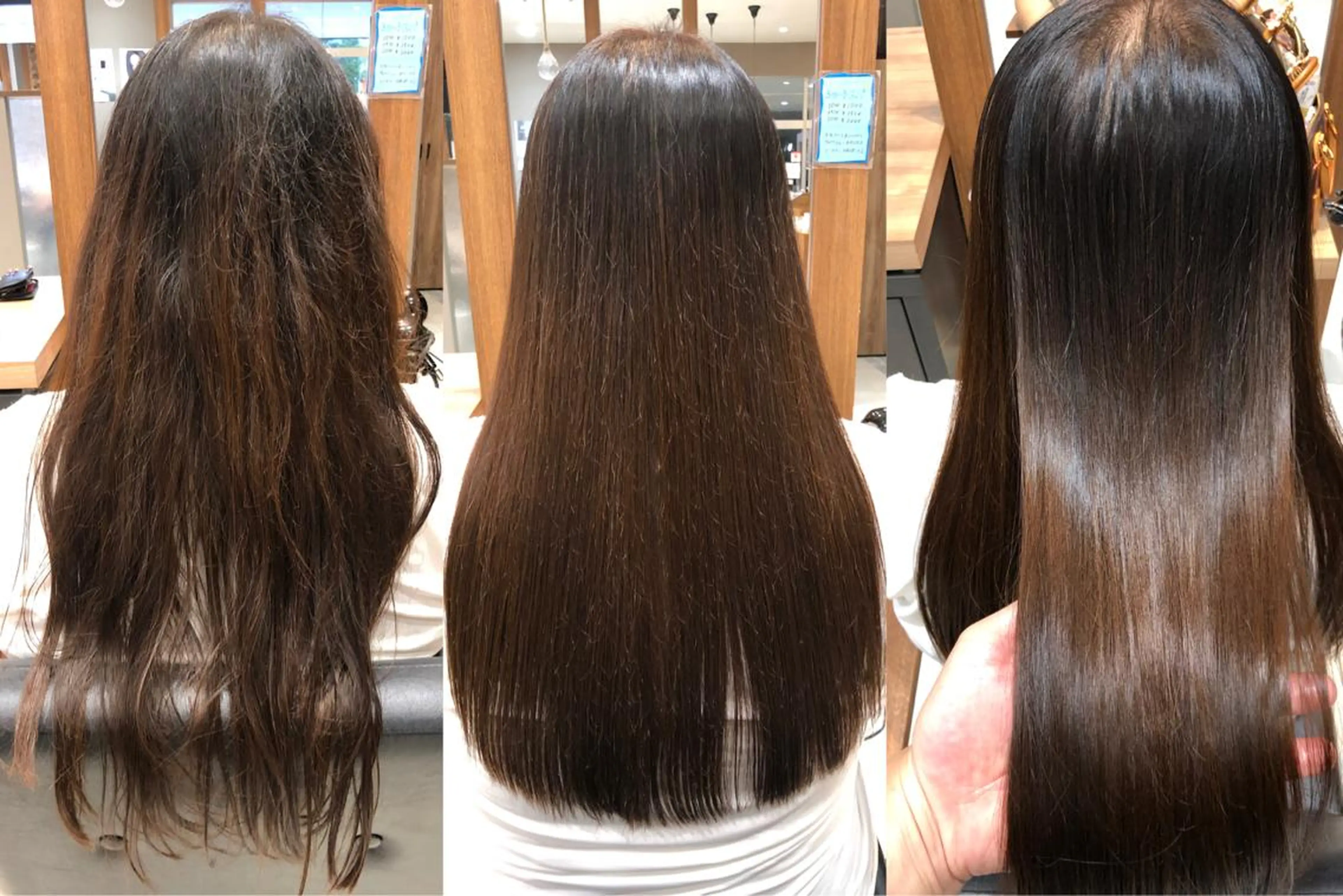 ロング 髪質改善 縮毛矯正 トリートメント 酸熱トリートメント ディレクター ノナカのヘアスタイル