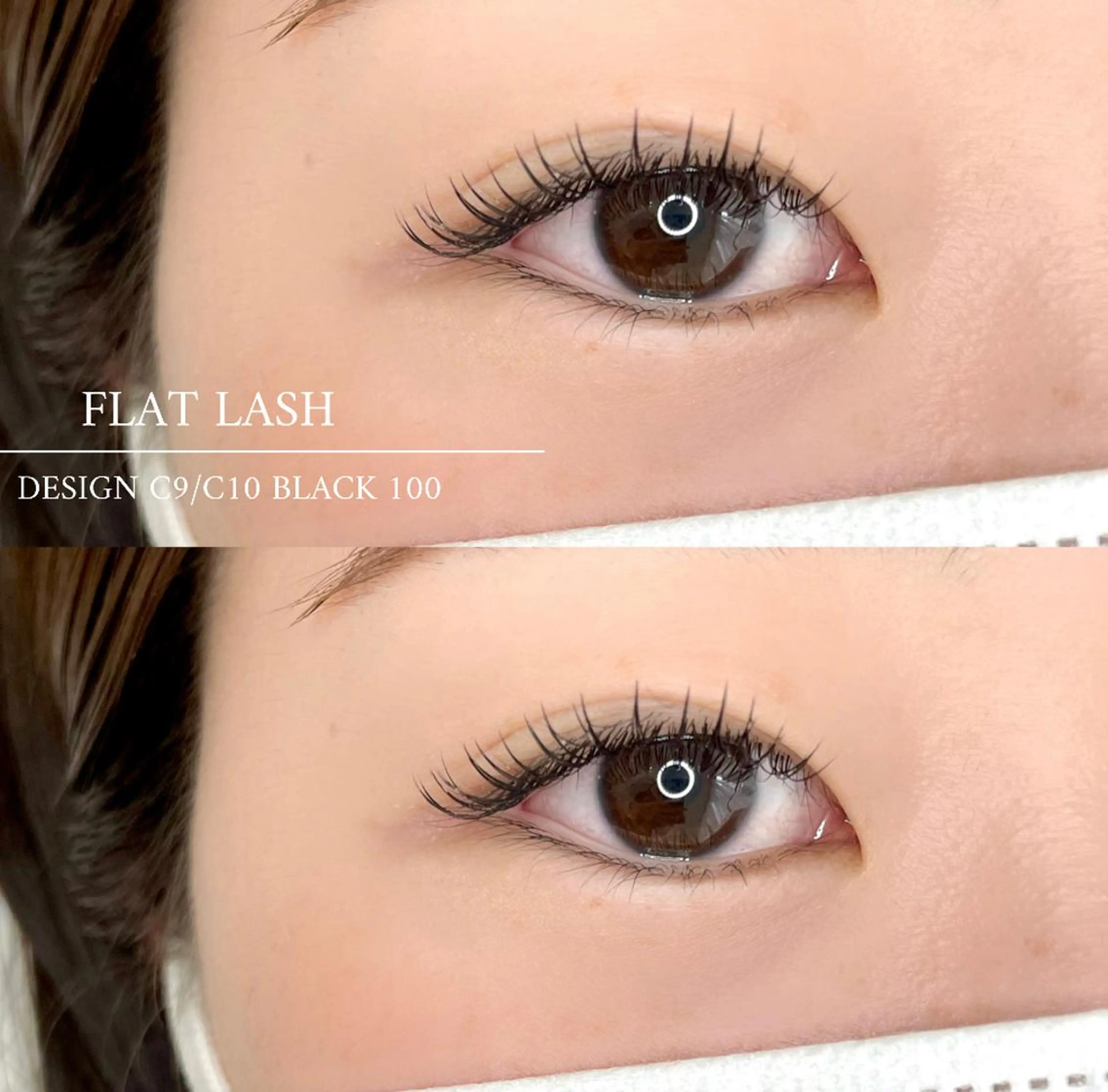 マツエク・マツパ フラットラッシュ Le'a first ‎🤍店長yuukaのマツエク・マツパデザイン