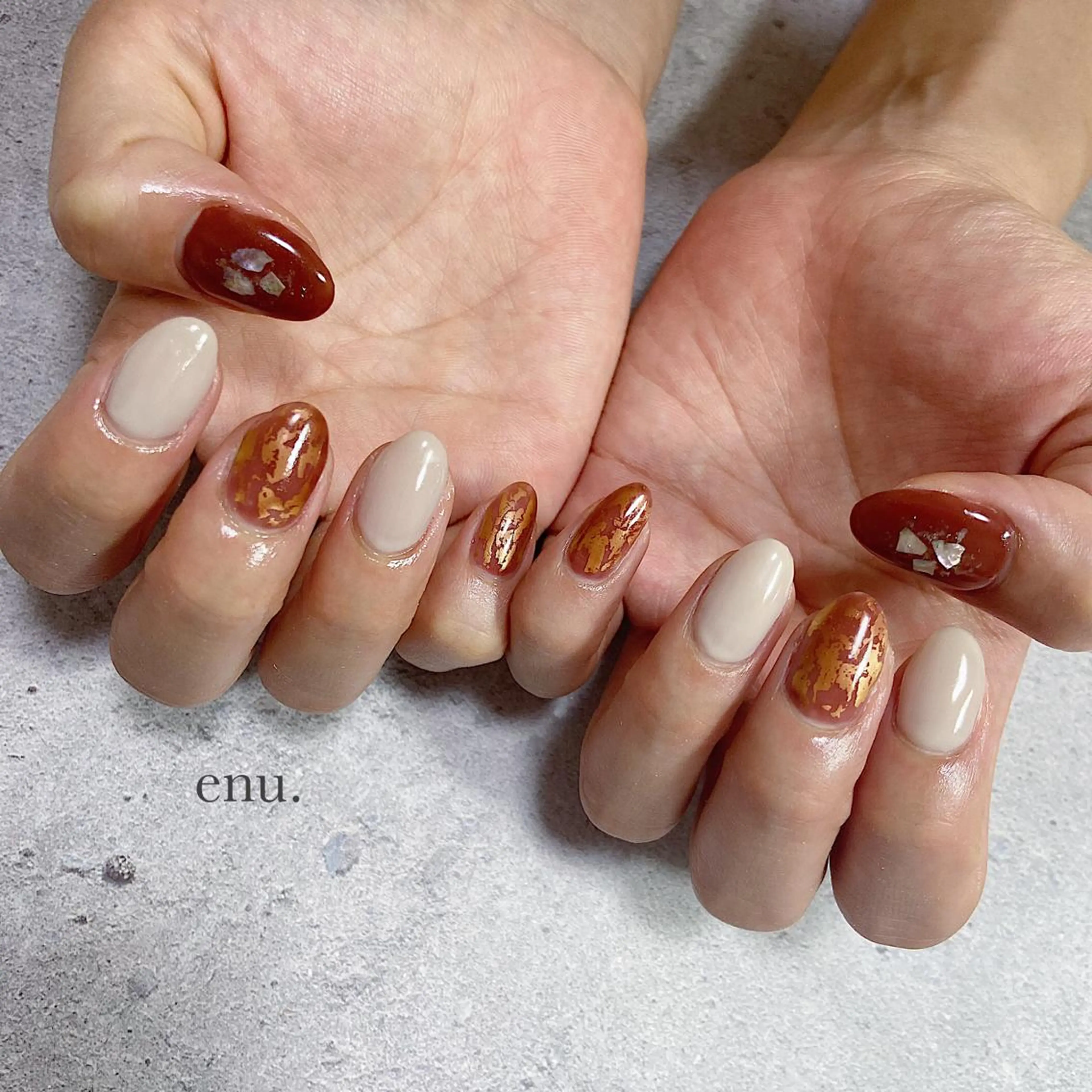 ネイル ハンドネイル enu. nanakoのネイルデザイン