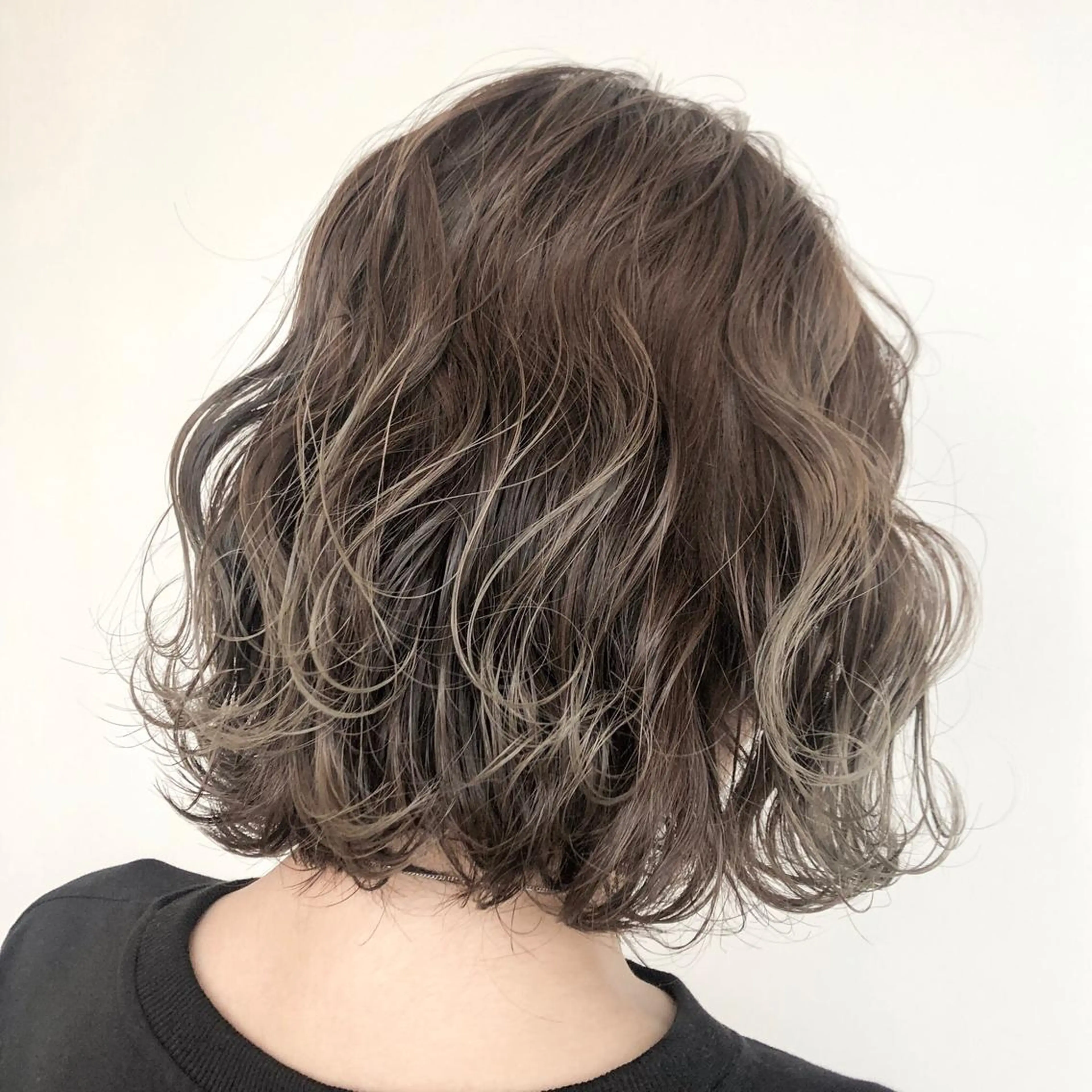 ミディアム カラー パーマ ヘアアレンジ グラデーションカラー グレージュ カット ヘアカラー トリートメント stylist 🌸 kana.のヘアスタイル