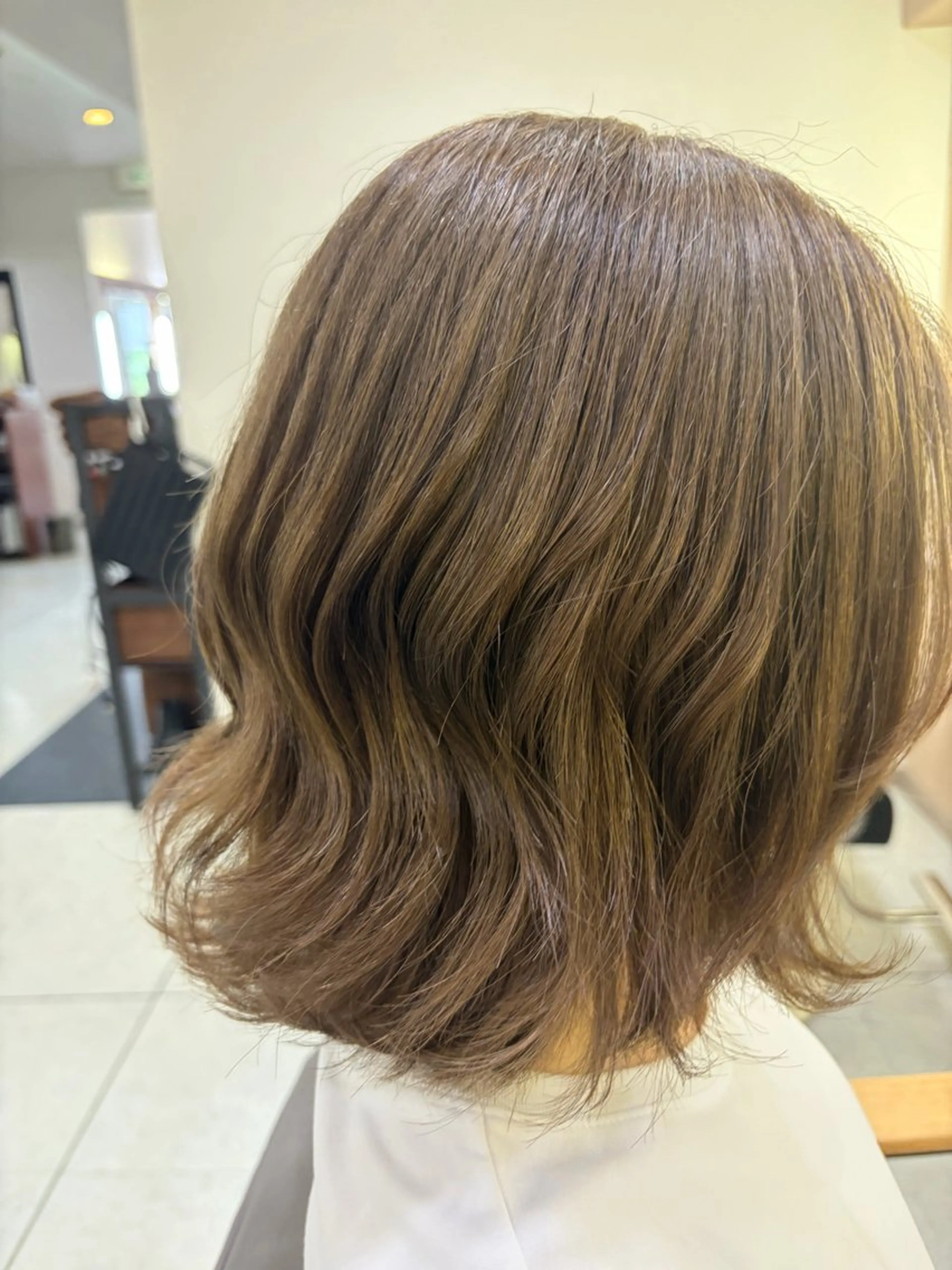 ミディアム カラー ベージュカラー 🍵rinka 🍵カラーモデル募集のヘアスタイル