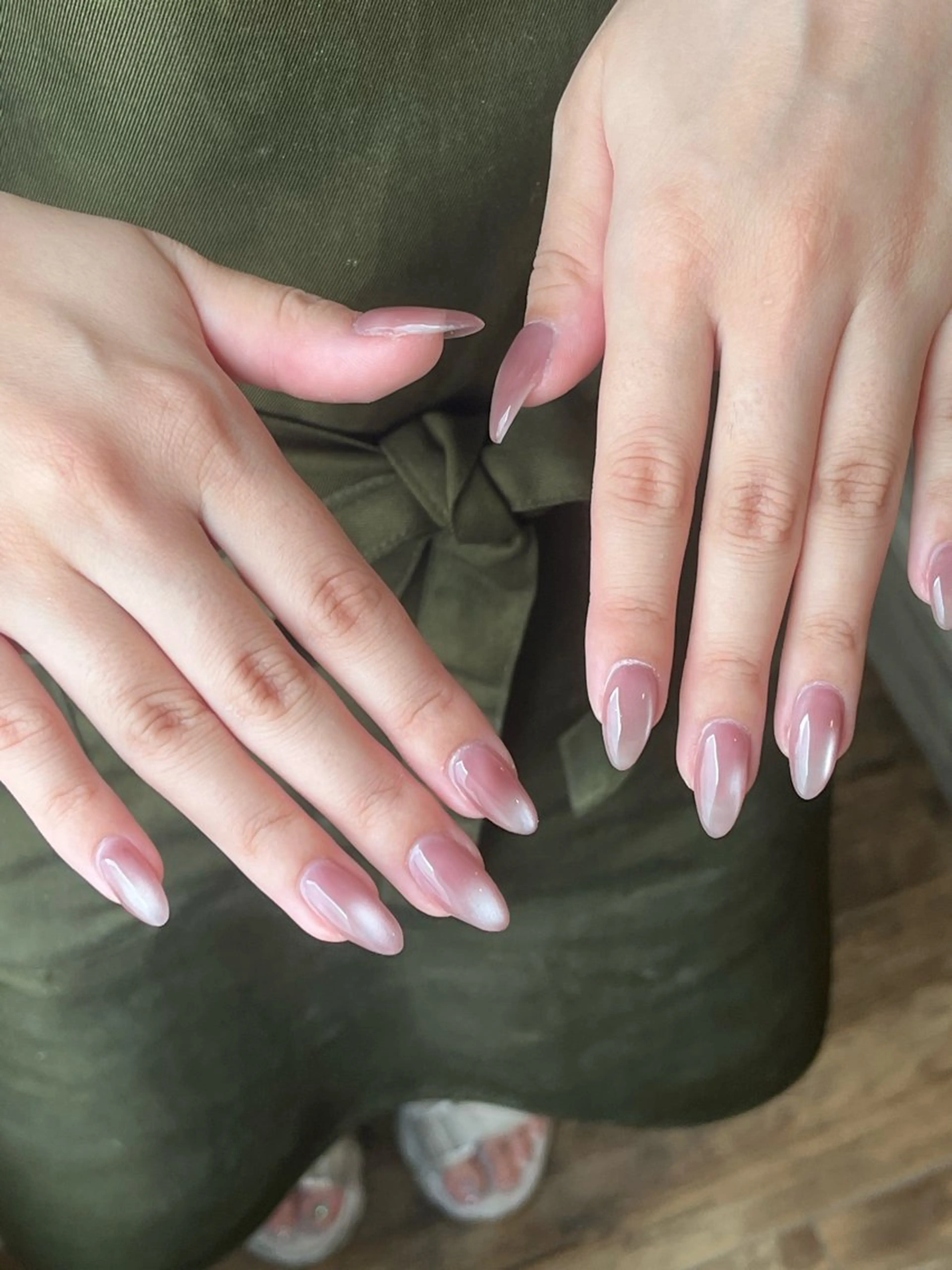 ネイル 氷ネイル・うるうるネイル マグネットネイル 長田 千里のネイルデザイン