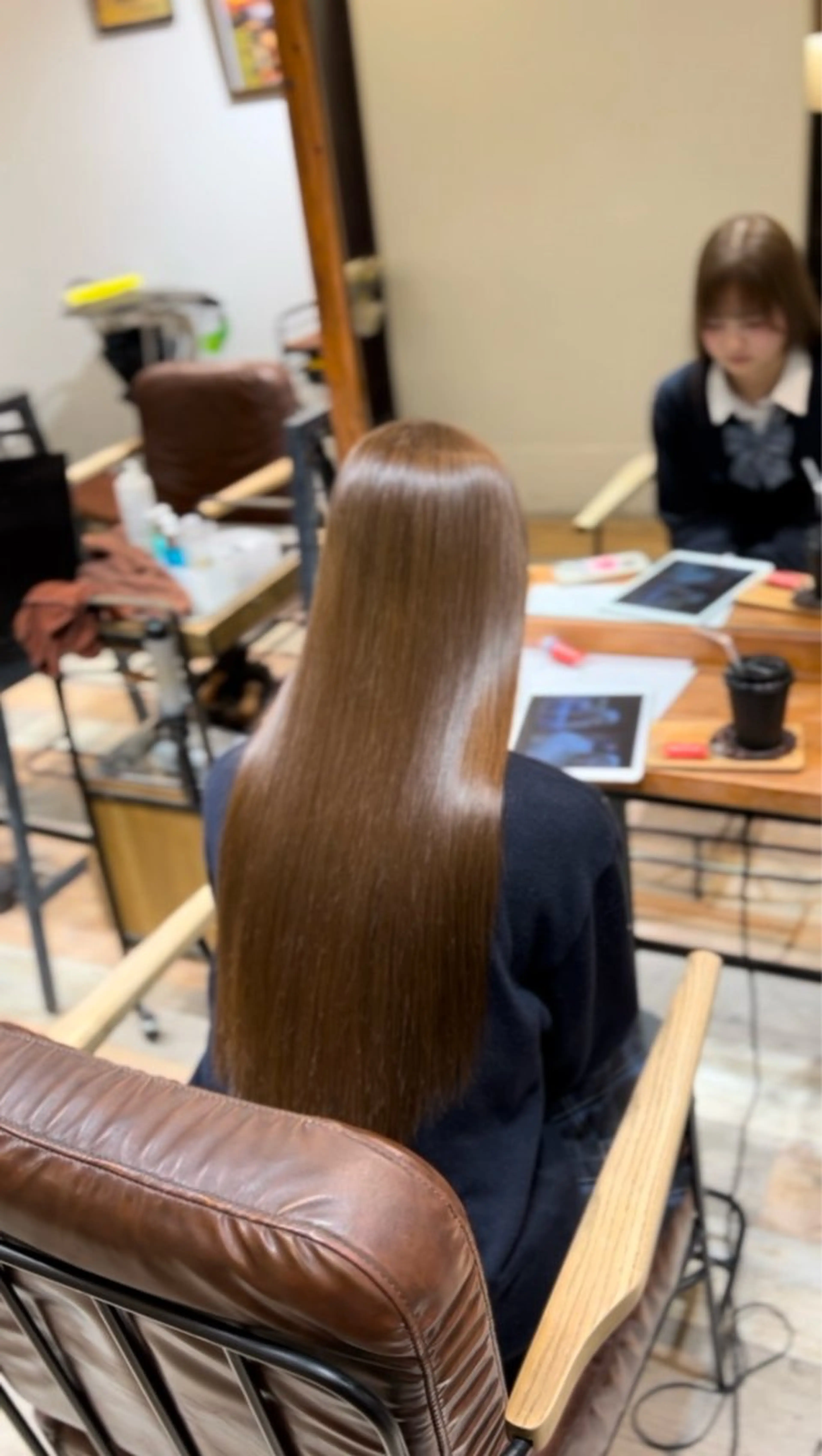ロング カラー カット ヘアカラー トリートメント 韓国風・ブリーチなし ・あり後藤　一斗店長のヘアスタイル