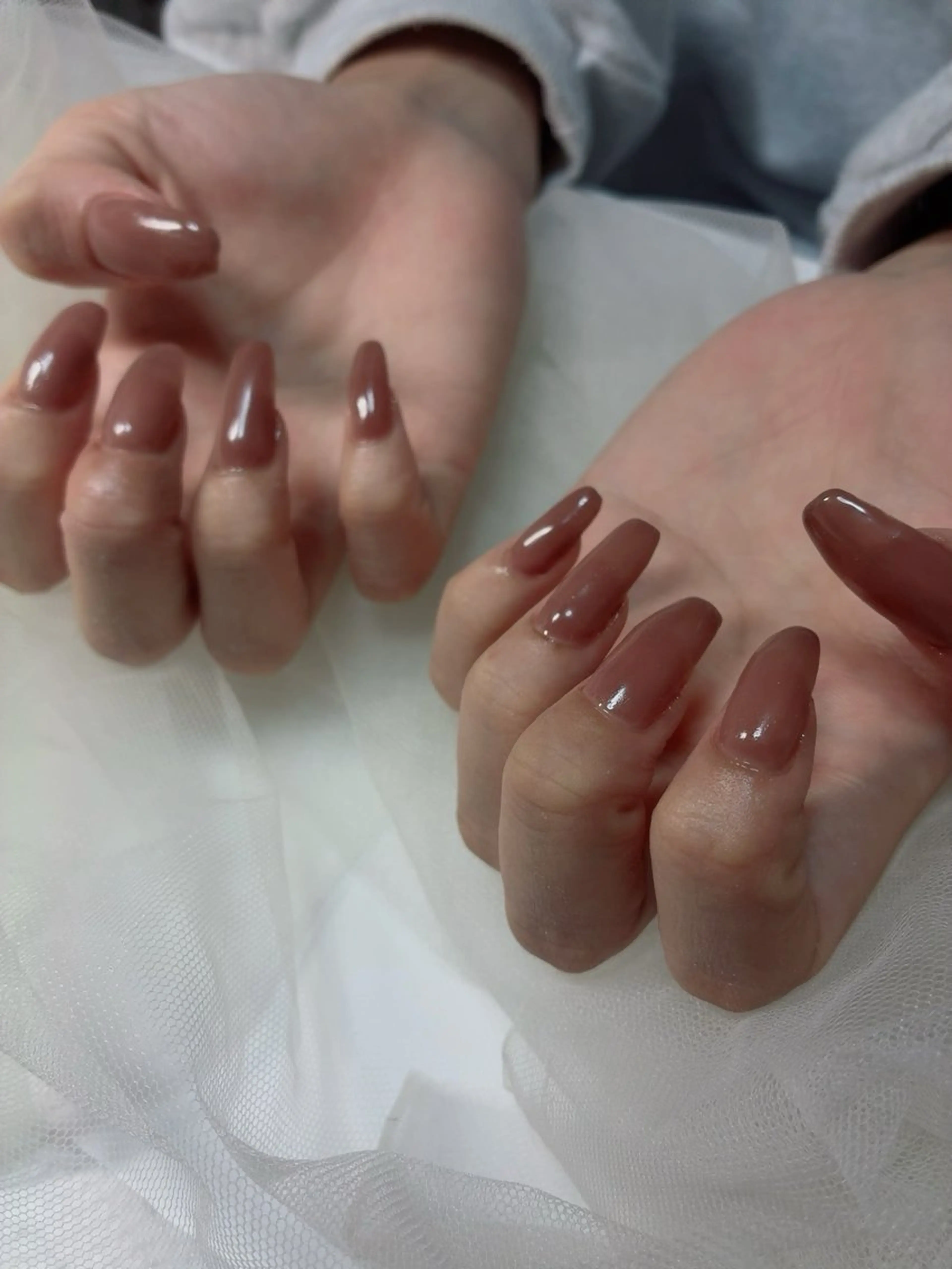 ネイル ブラウン jete nailのネイルデザイン