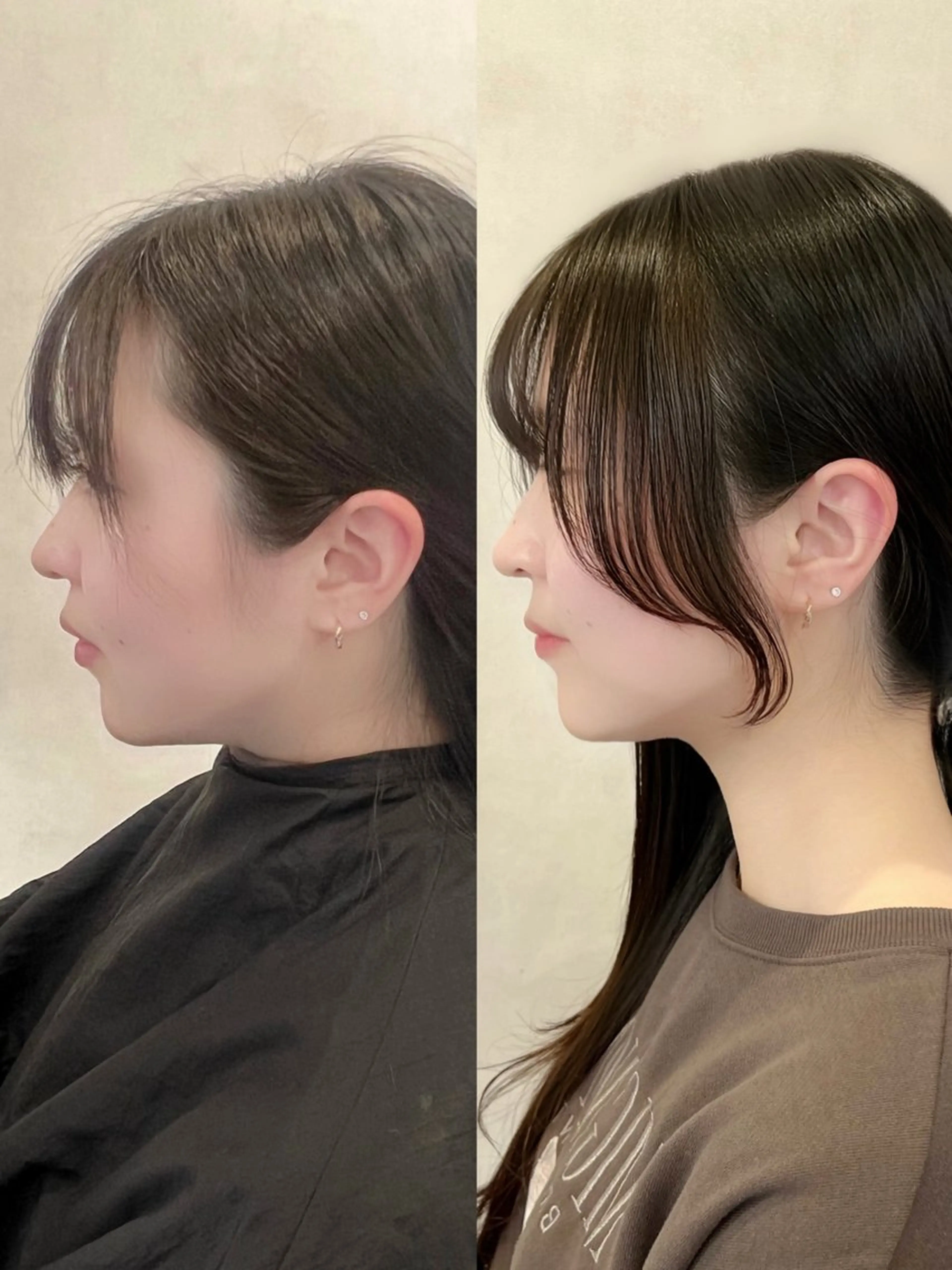 ミディアム 住 なつきのヘアスタイル