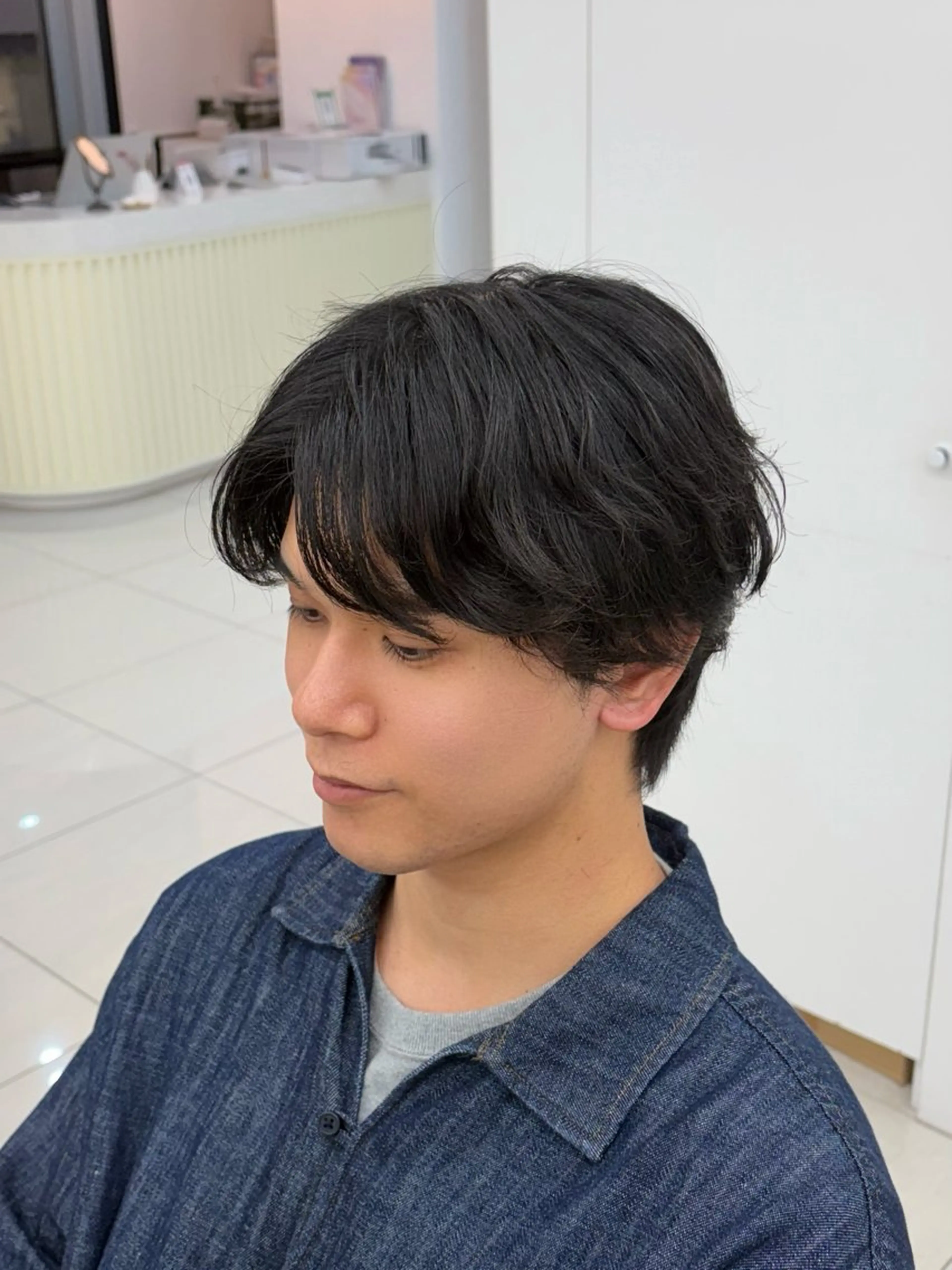 パーマ メンズ フェザーパーマ メンズパーマ Kurumi リトル渋谷のヘアスタイル