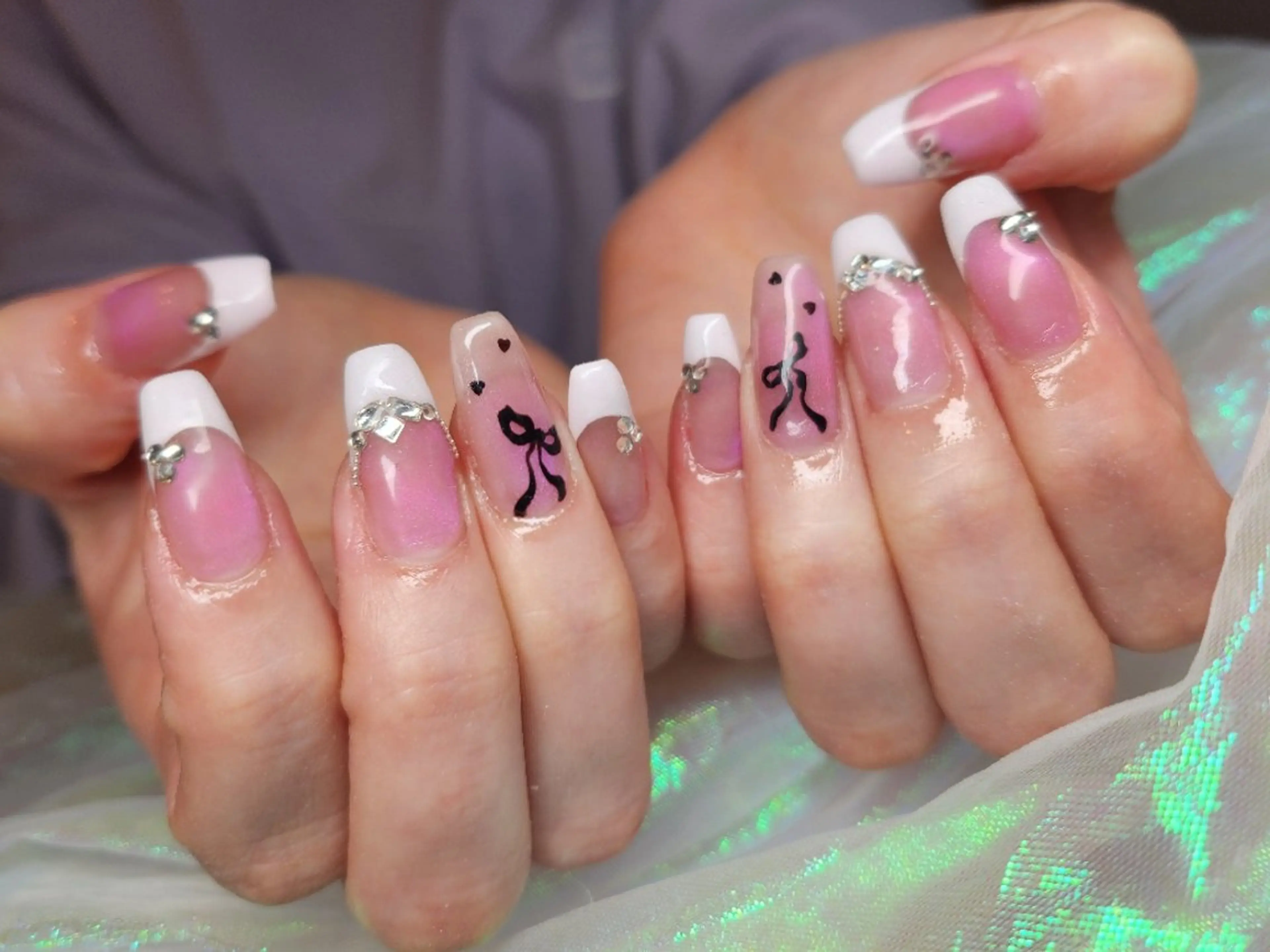ネイル ハンドネイル 💜bora .のネイルデザイン