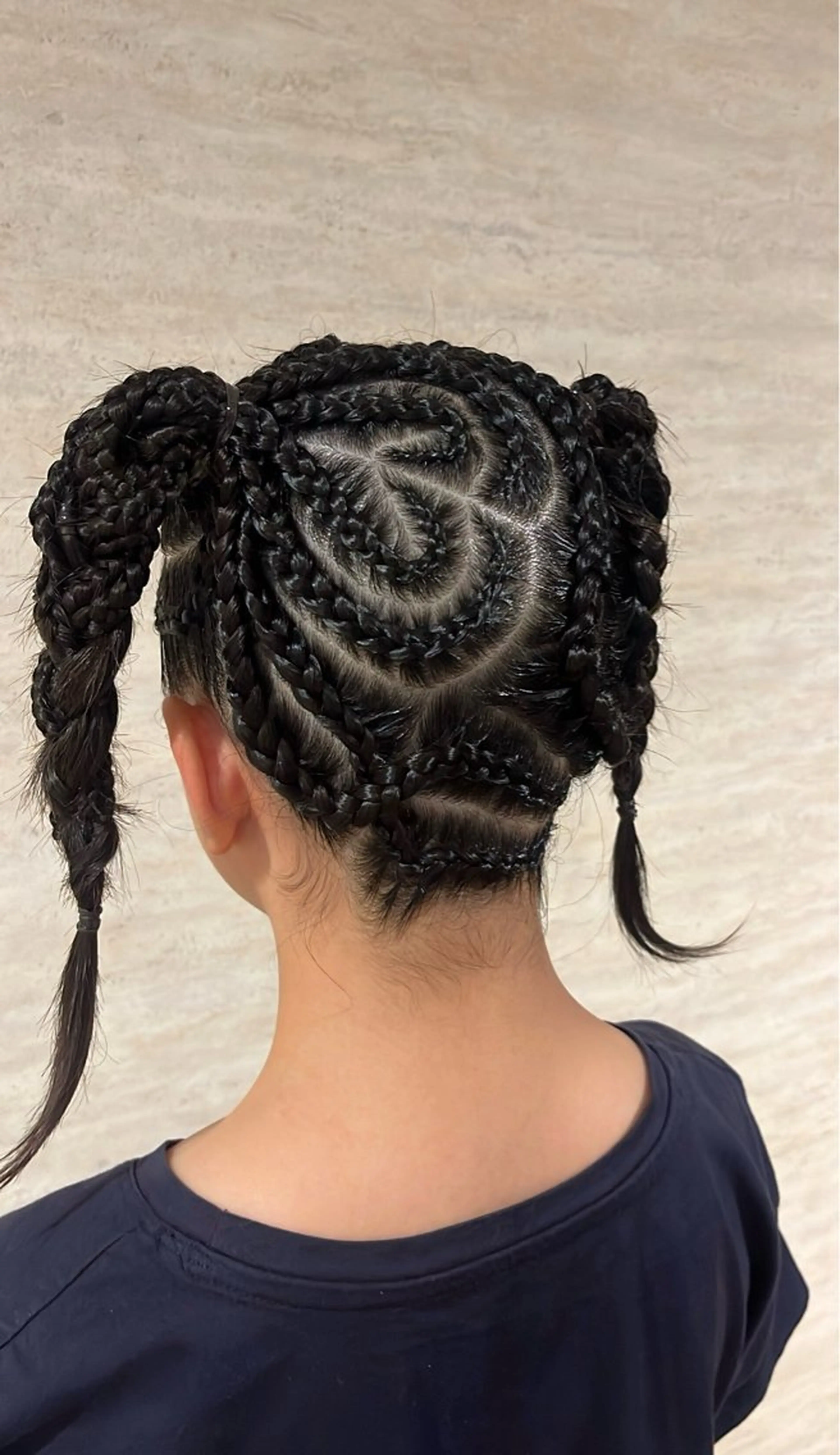 コーンロウ、デザインコーンロウの写真