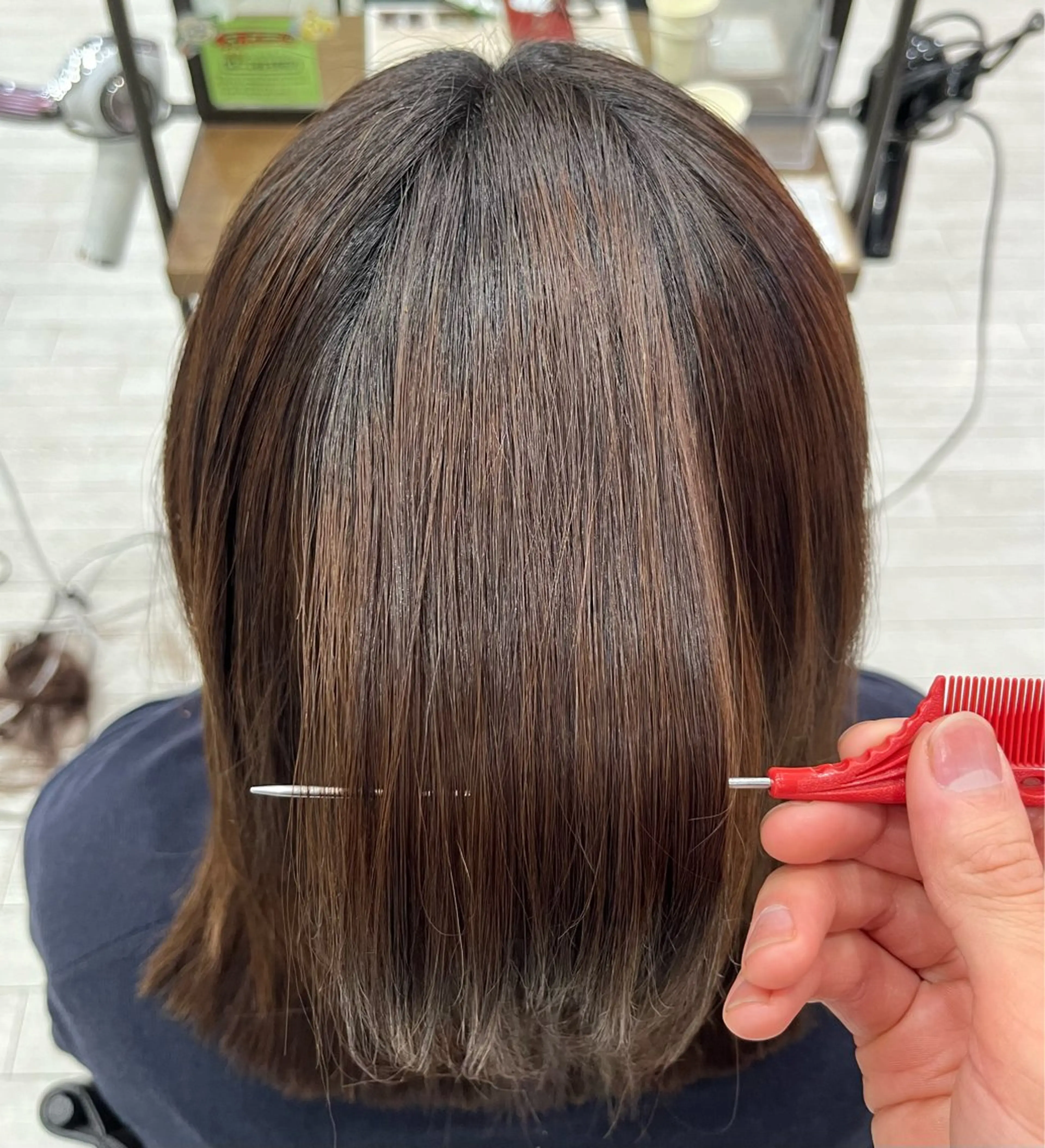 【✨minimo限定✨】カット&酸性ストレート&最高級トリートメントの写真