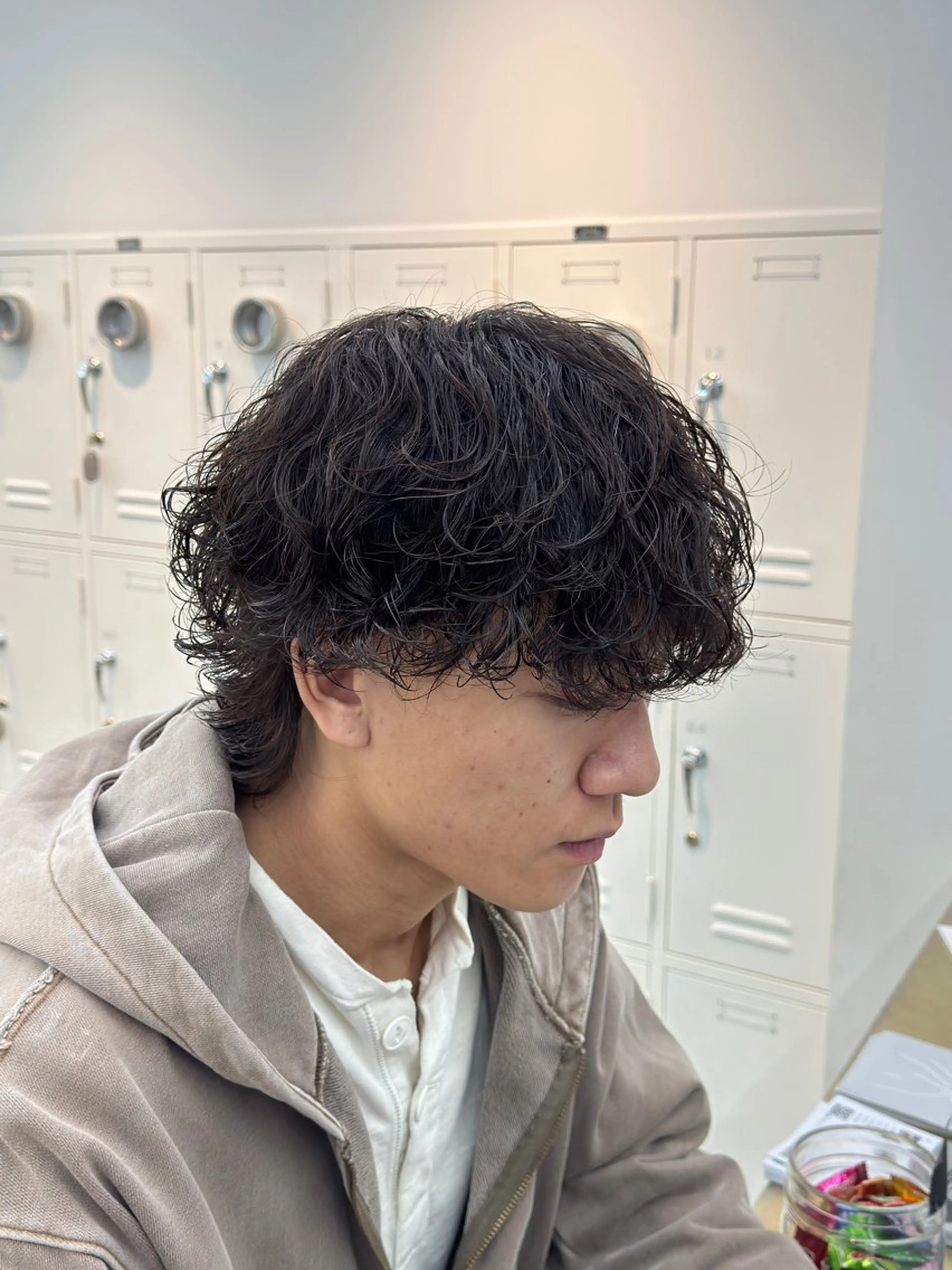 【ミニモ限定価格☀️】カット＋今流行りのシャドウパーマ‼️♣️の写真