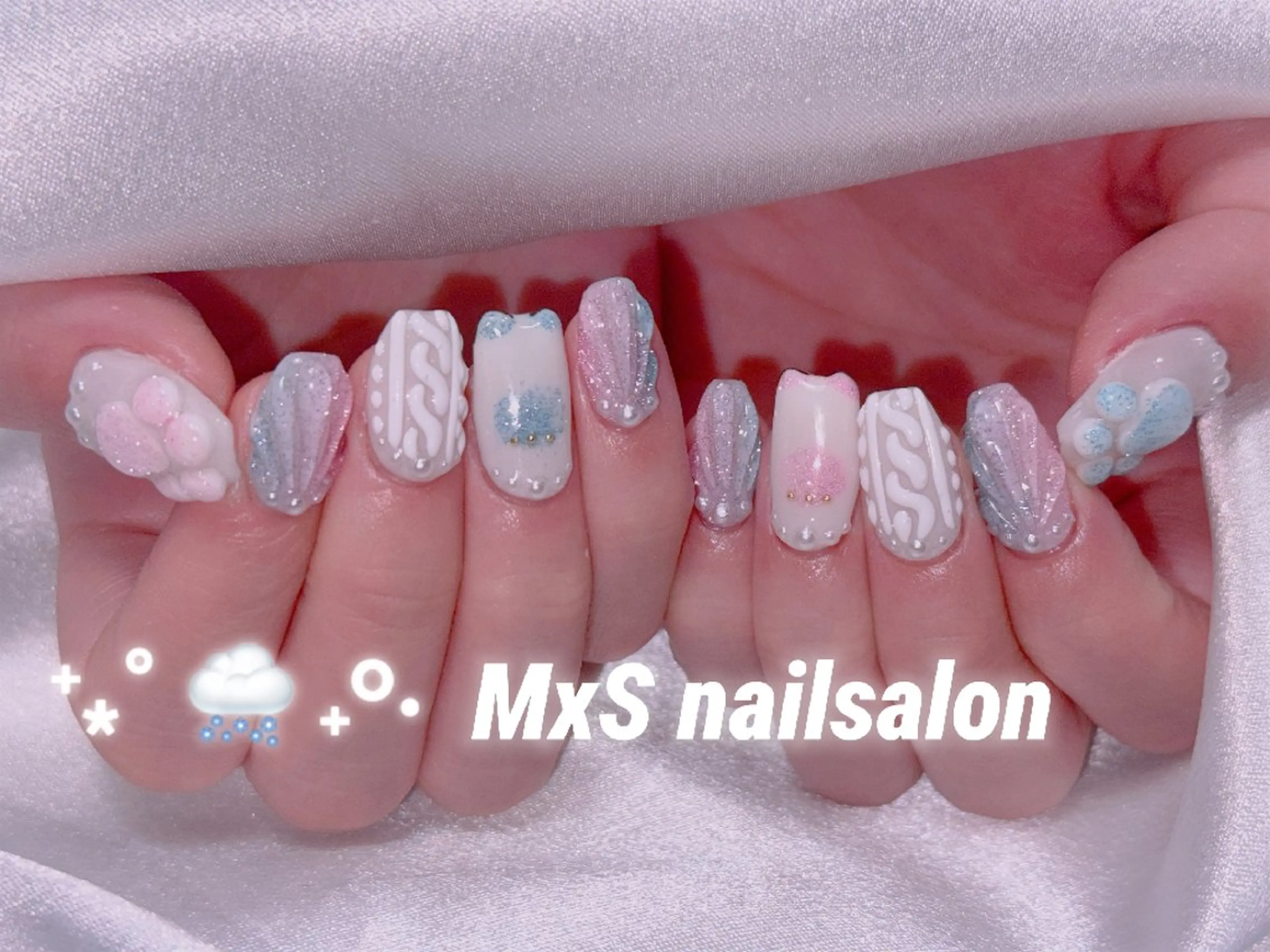 ネイル ハンドネイル ハンドケア MxS リィリィのネイルデザイン