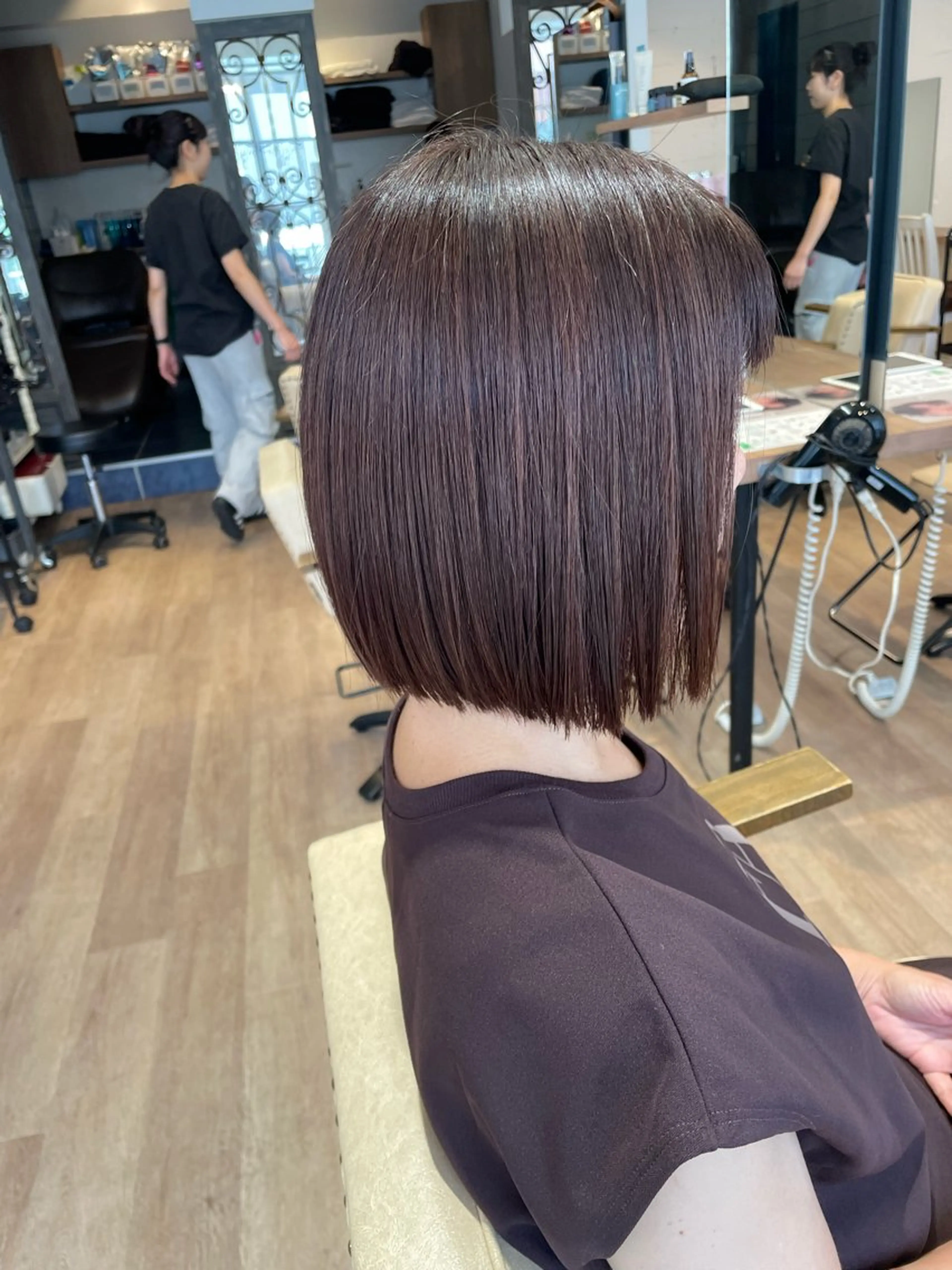 ショート カット ヘアカラー トリートメント ハイレート🤍🫧 池田のヘアスタイル