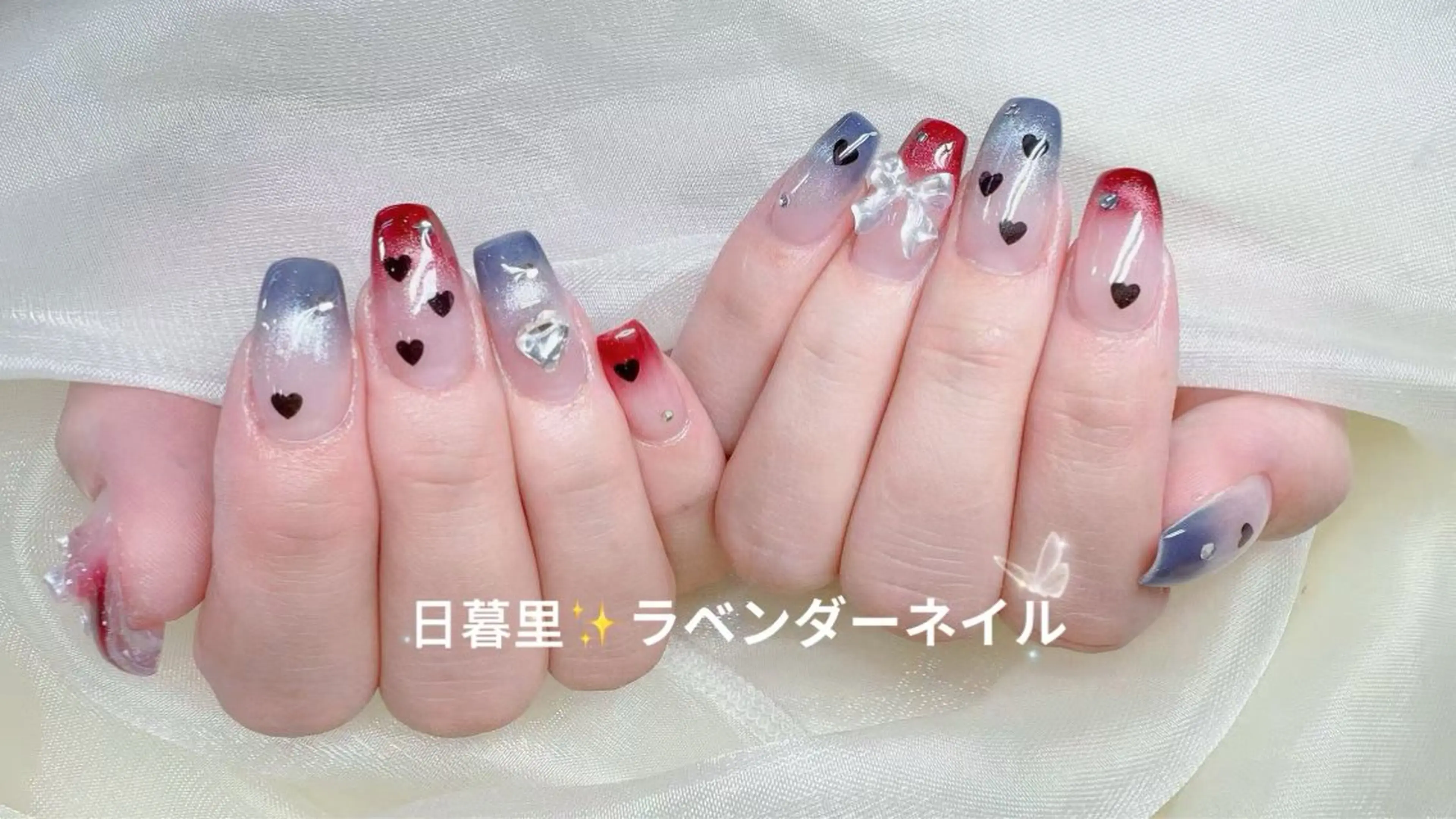 ネイル ラベンダー💖日暮里 ルル💖ネイルのネイルデザイン